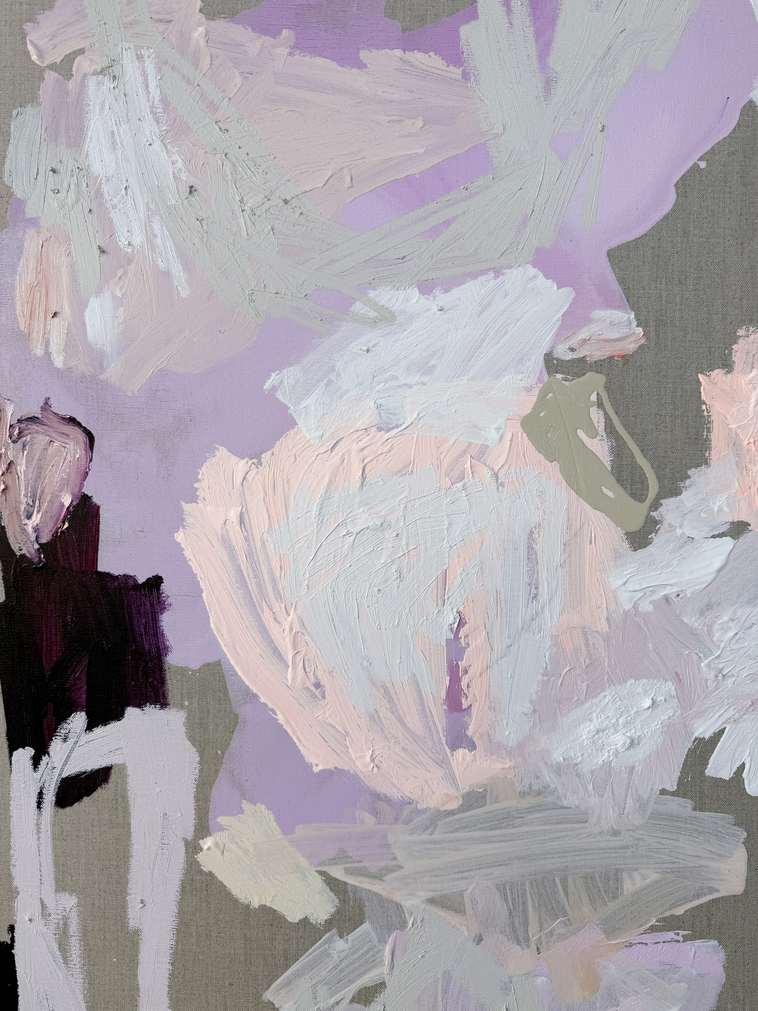 Australian Artist Rebecca Koerting We're All In This Together Abstract Painting 504 W