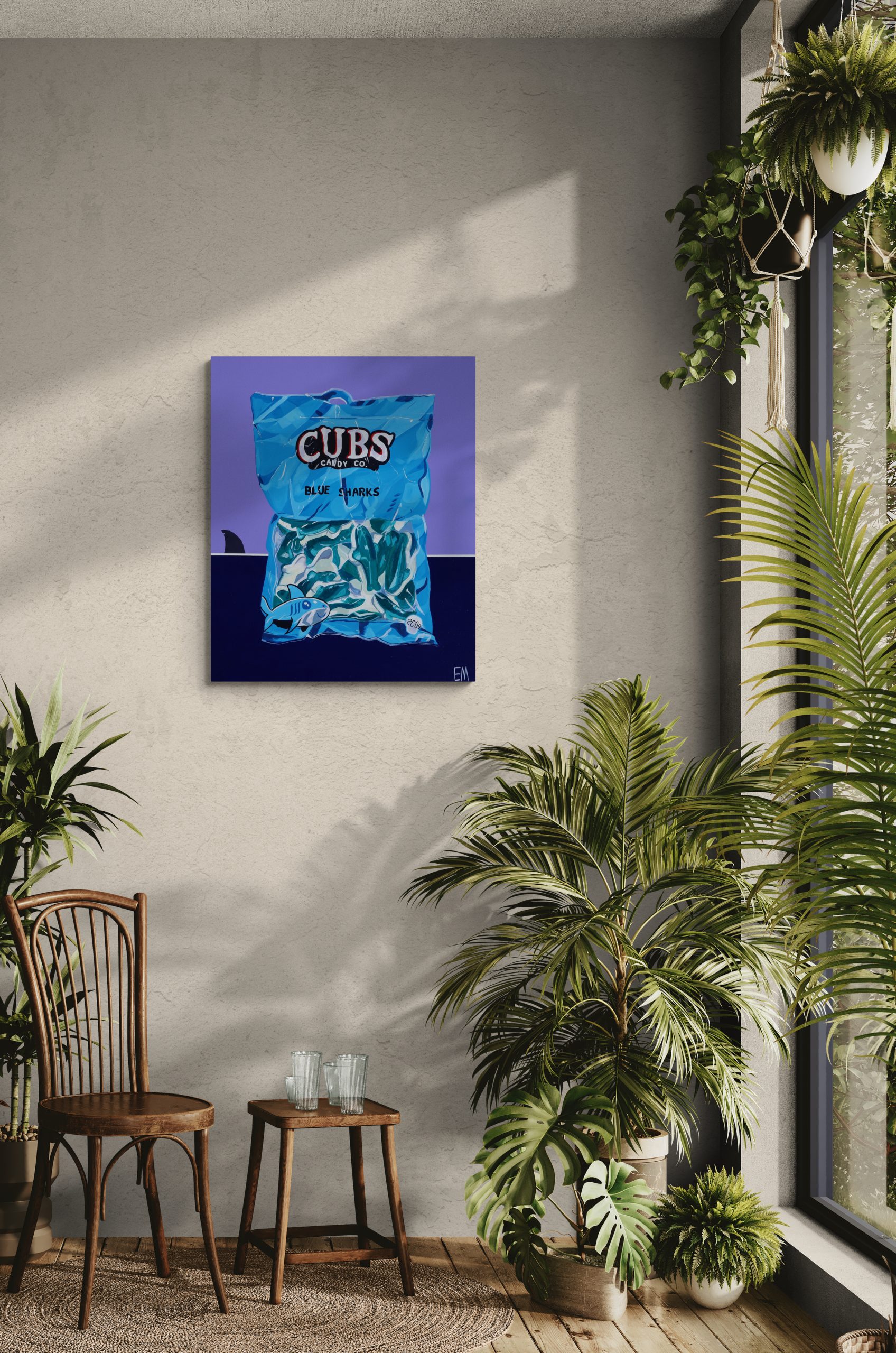 Warm Room Filled With Tropical Plants