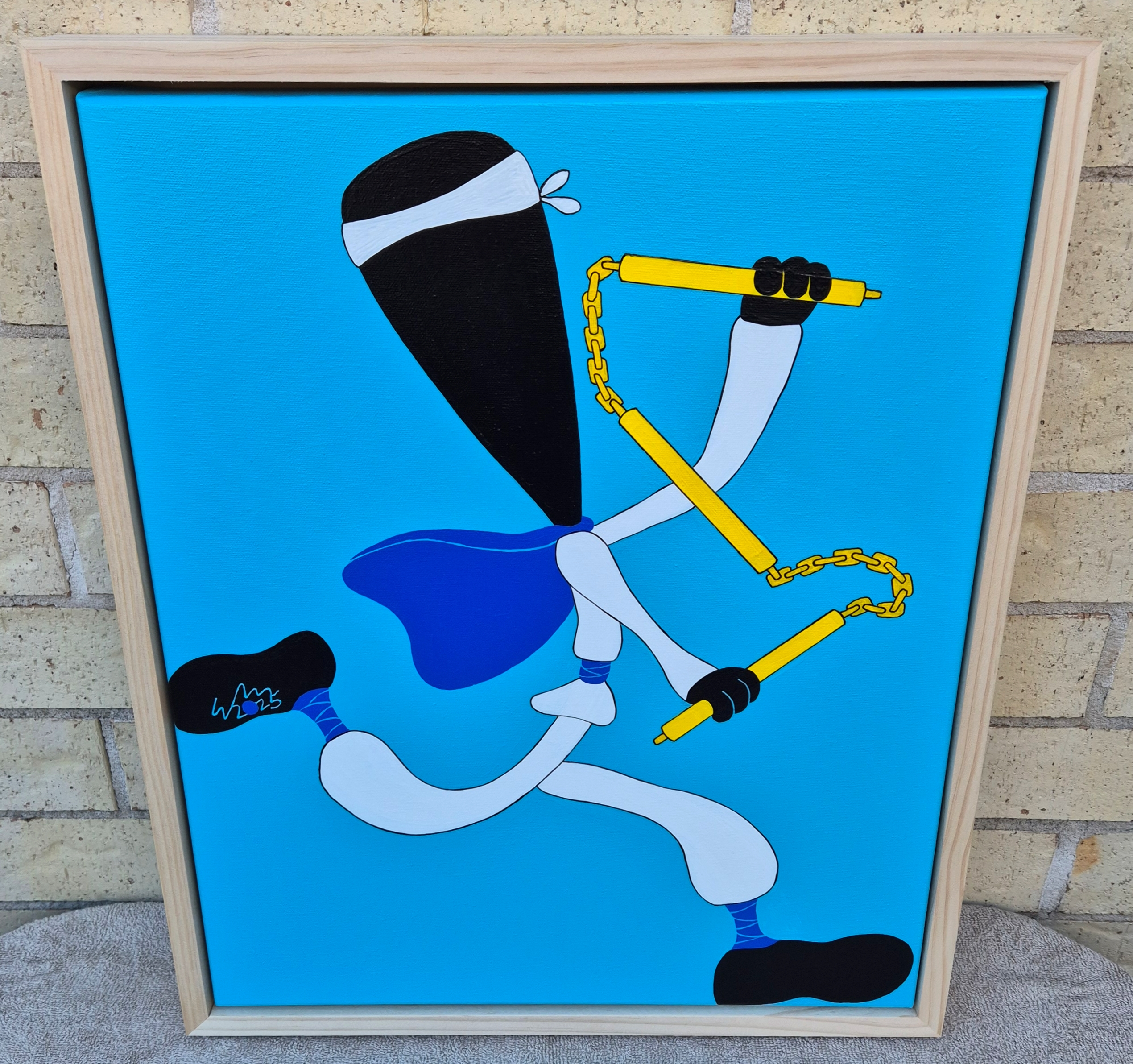 Nunchaku Warrior 2025 Framed Outdoor (1)