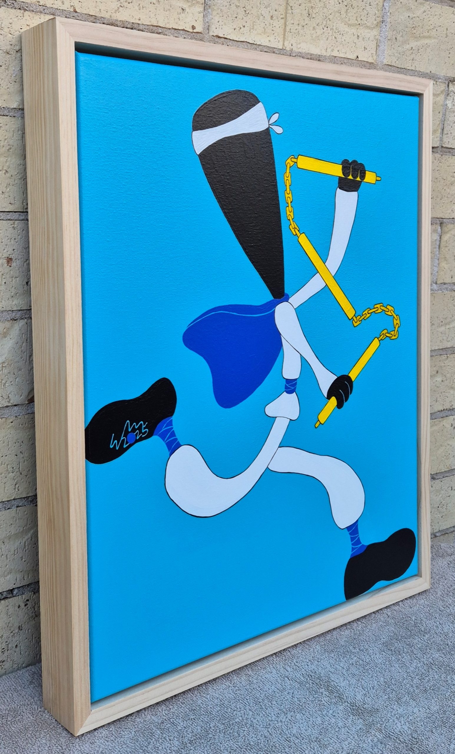 Nunchaku Warrior 2025 Framed Outdoor (2)