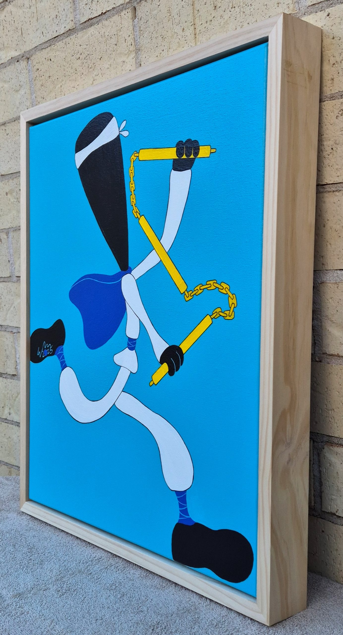 Nunchaku Warrior 2025 Framed Outdoor (3)