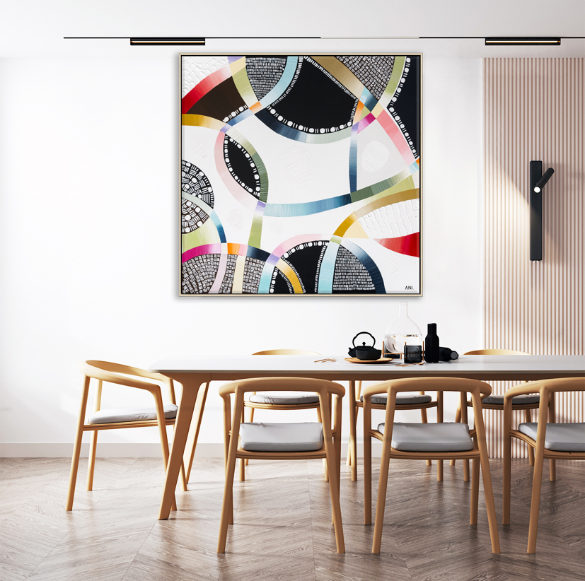 Poster Frames Mock Up In Modern Living Room Interior In White Co