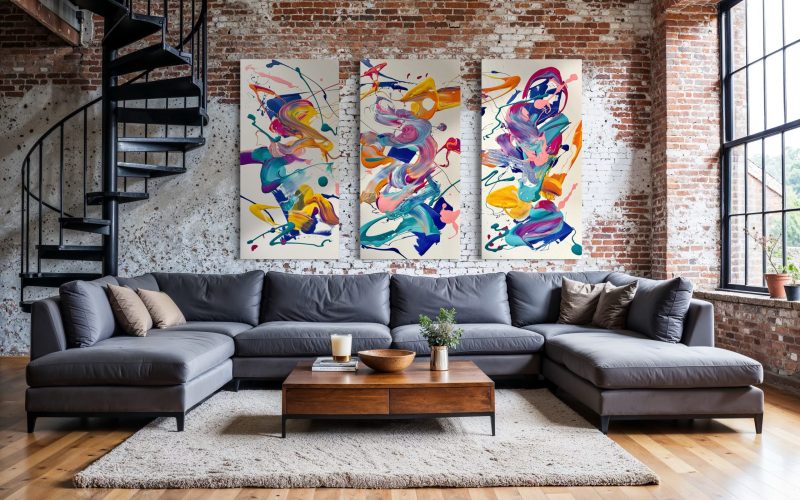 Colour serenade triptych