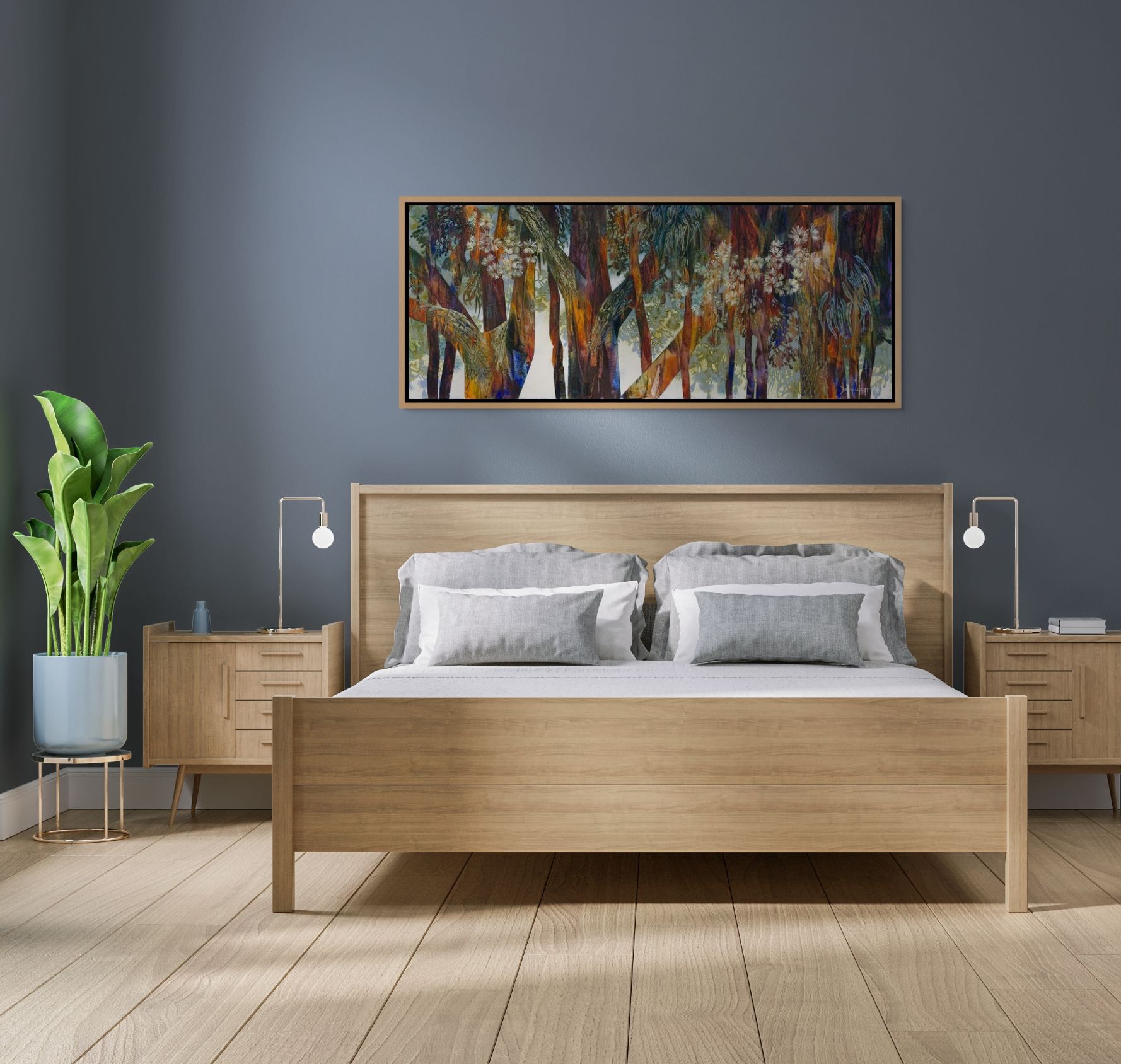 Paperbark Shadows Pale Timber