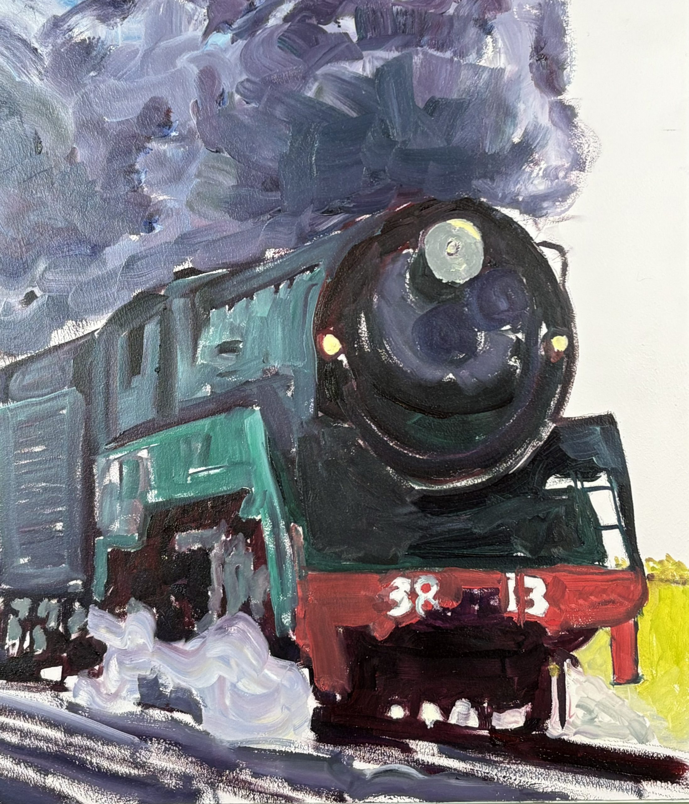 Steam Loc 3813 Detail