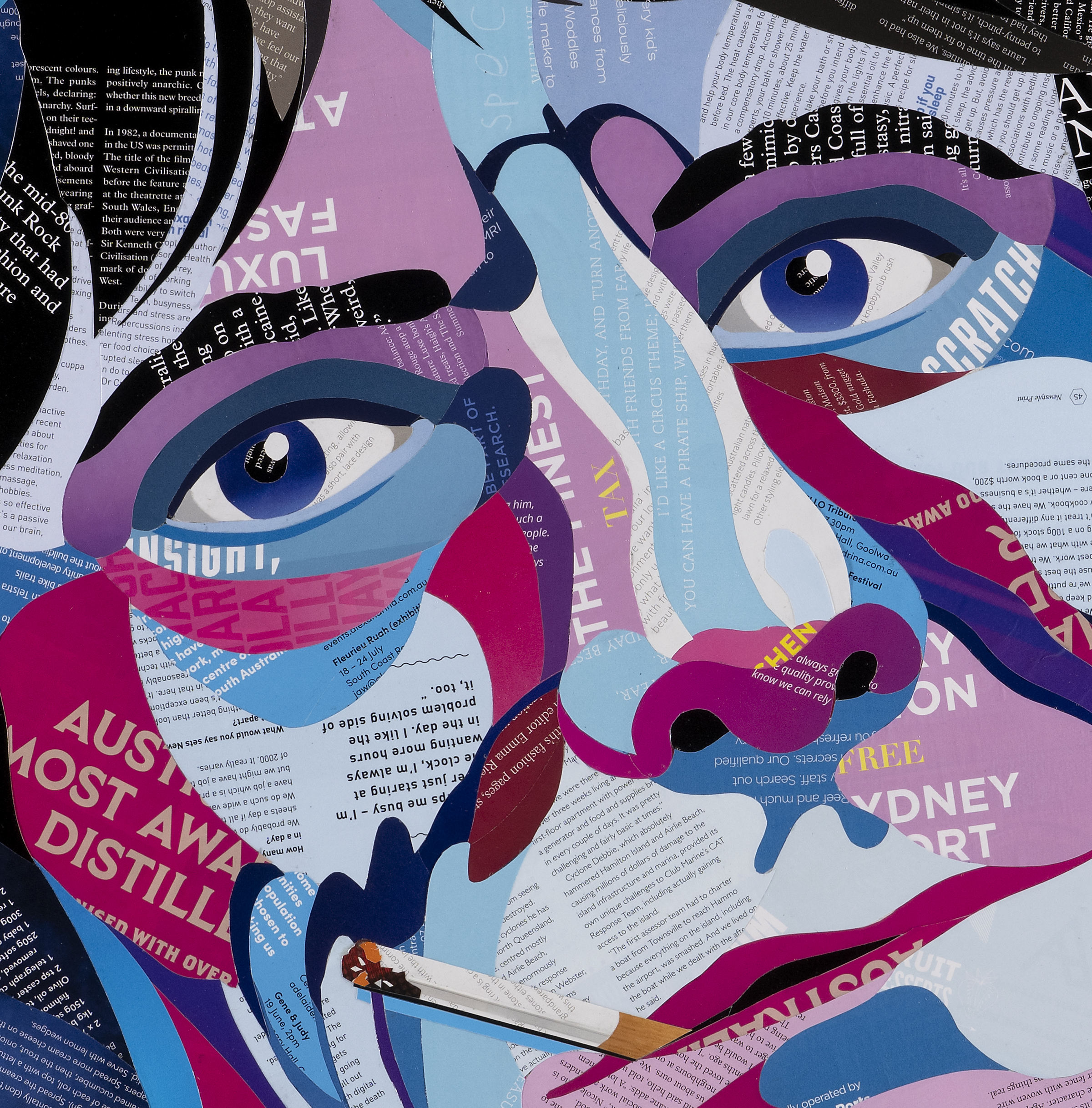 Sue Dowse Rocking Ronnie Wood Detail