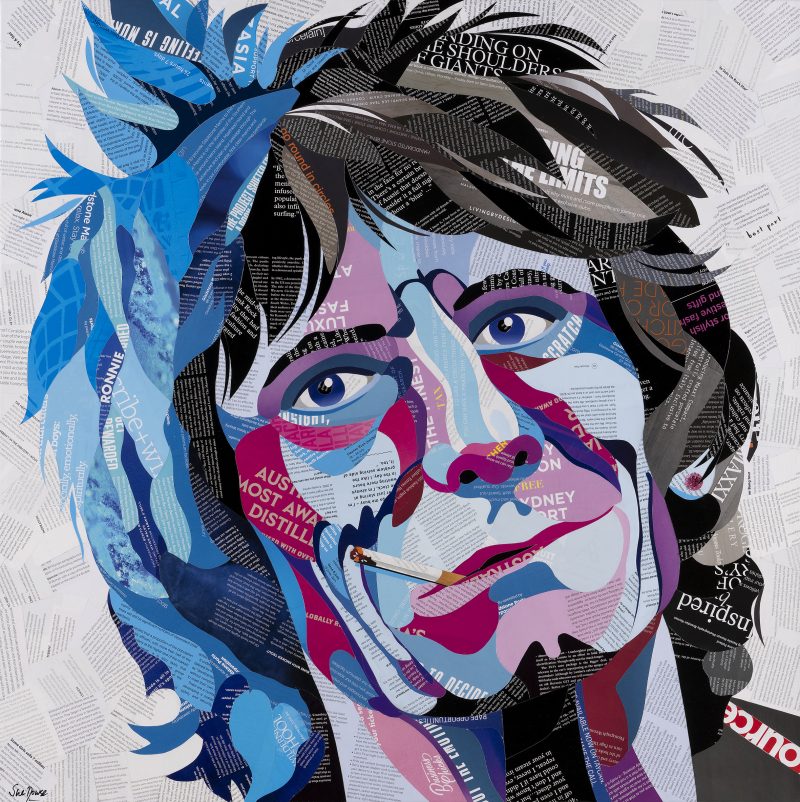 Rocking Ronnie Wood – Ltd Ed Giclee Print
