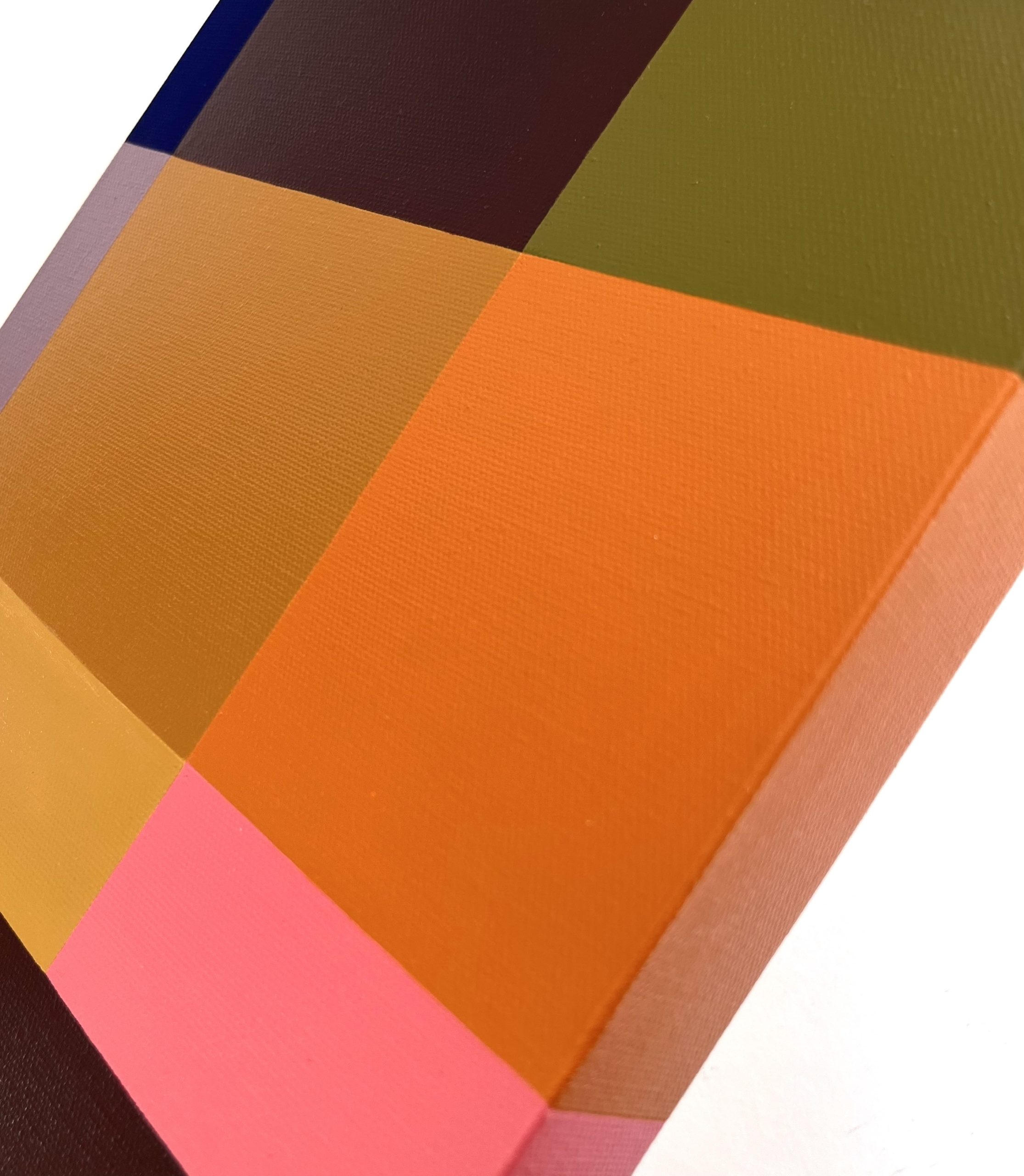 Charlotte De Pace Edge Golden Ii Abstract Painting Art Lovers Australia