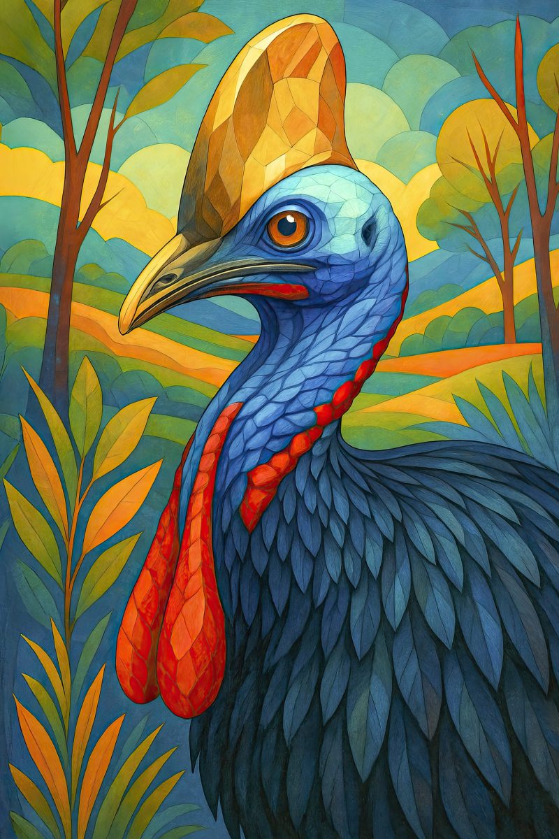 Southern Cassowary – Ltd Ed Print