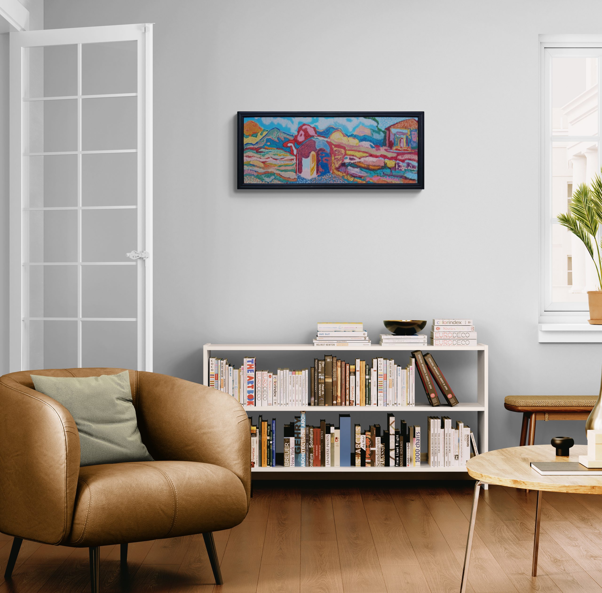 Classic Living Room With A Fancy Armchair
