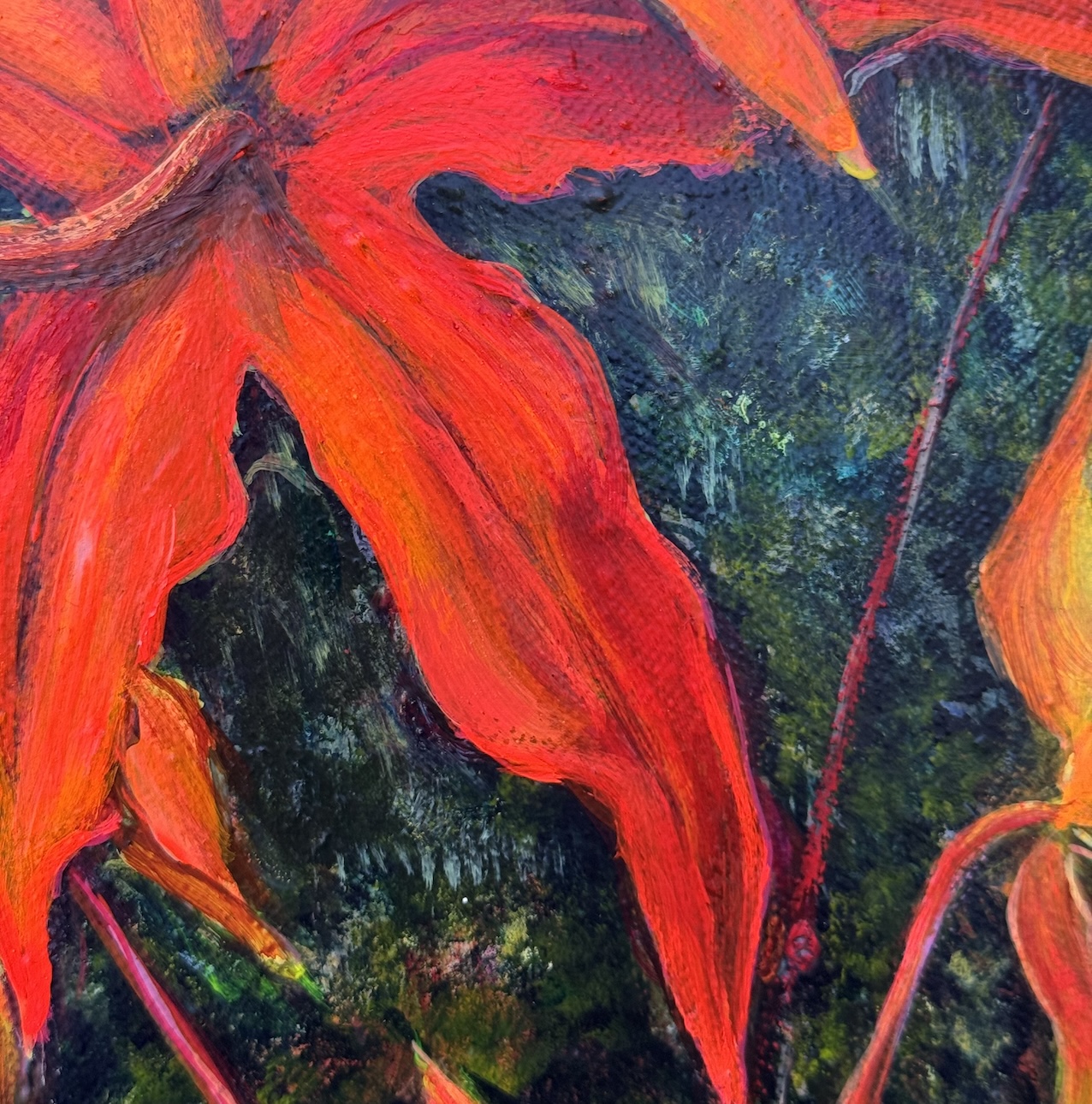 Autumn Leave Copy Detail Red