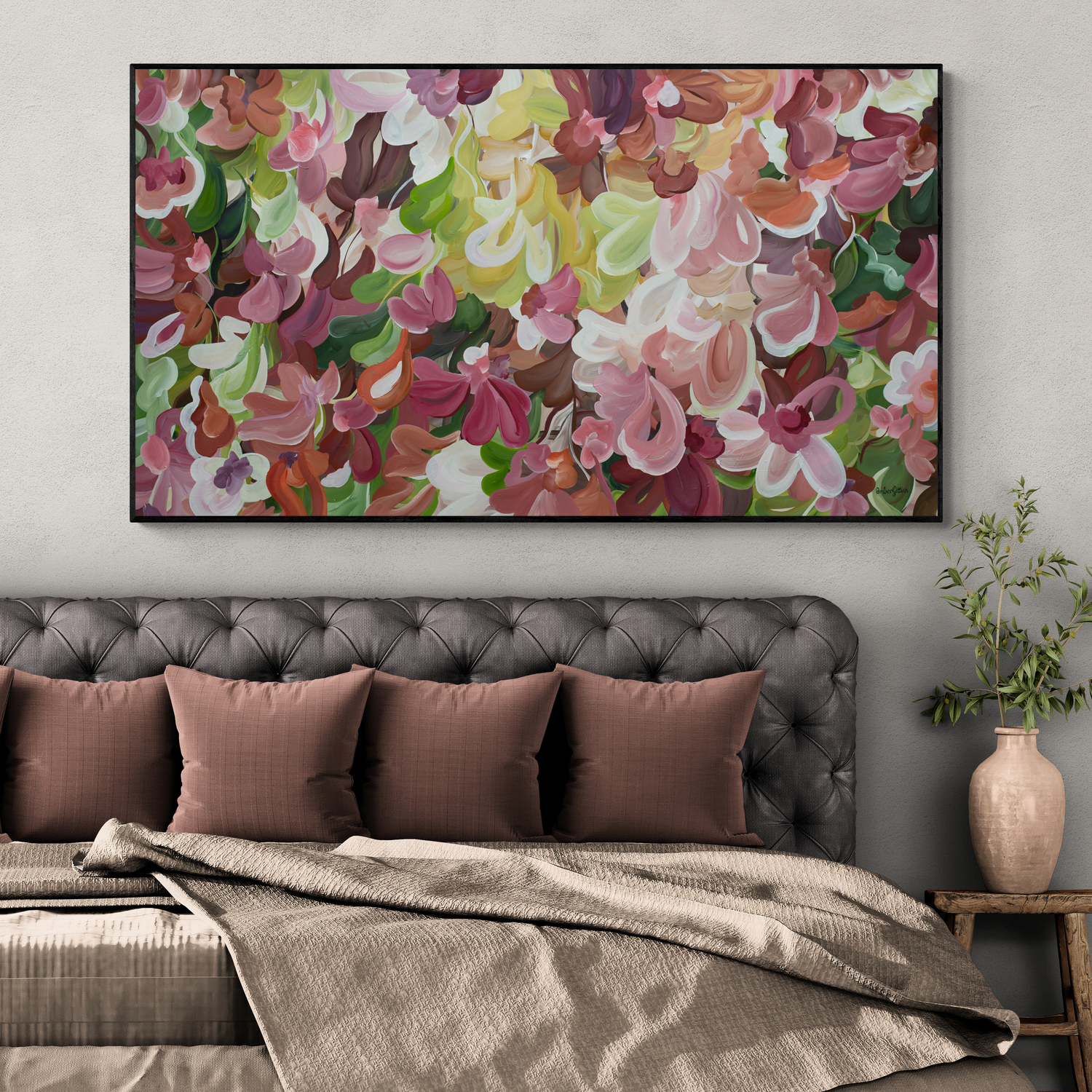 Blossoming Gem Original Art Room 2