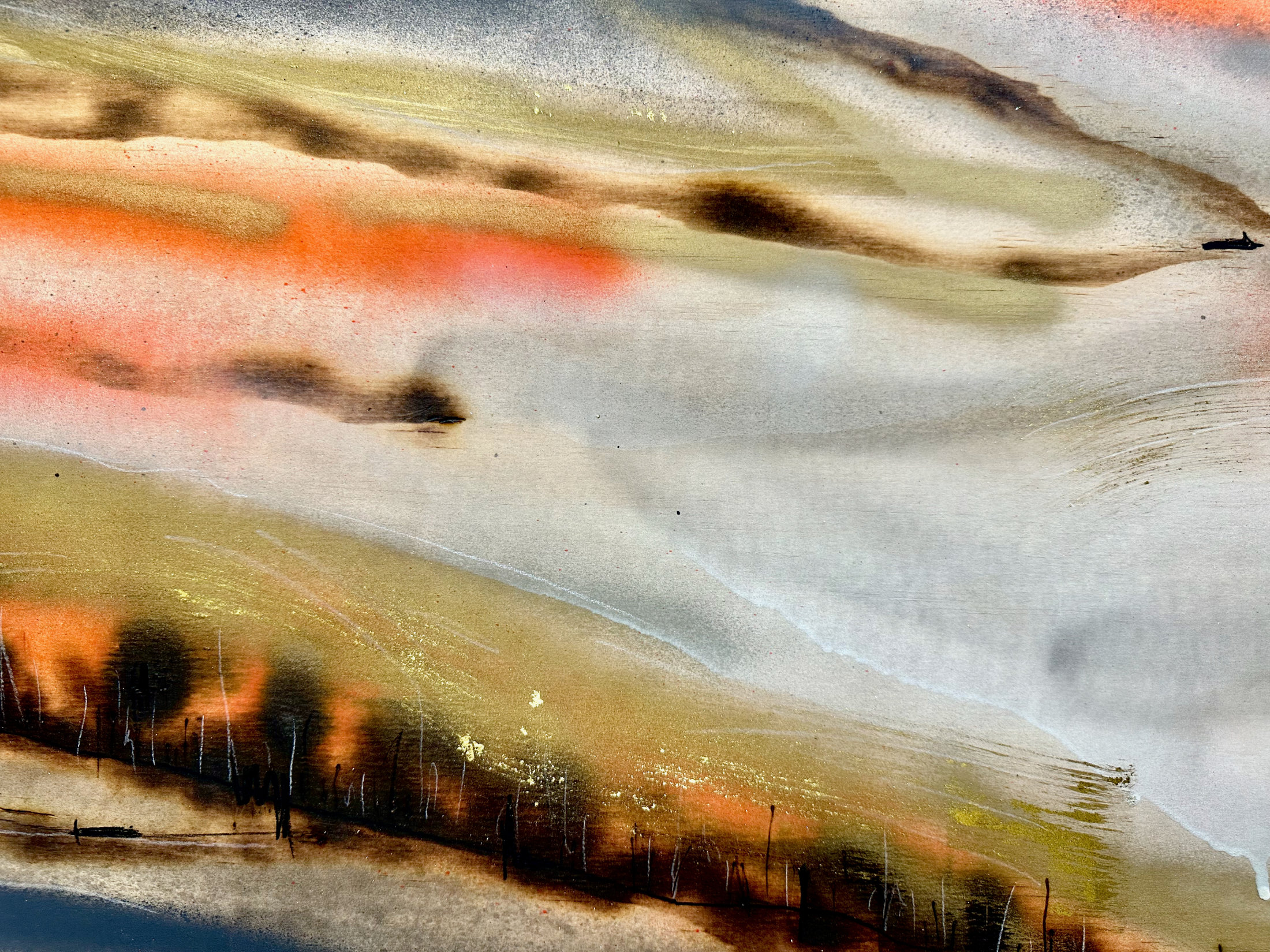 Ember Dusk Abstract Deborah Lang Lumiere Art Lumiere 5