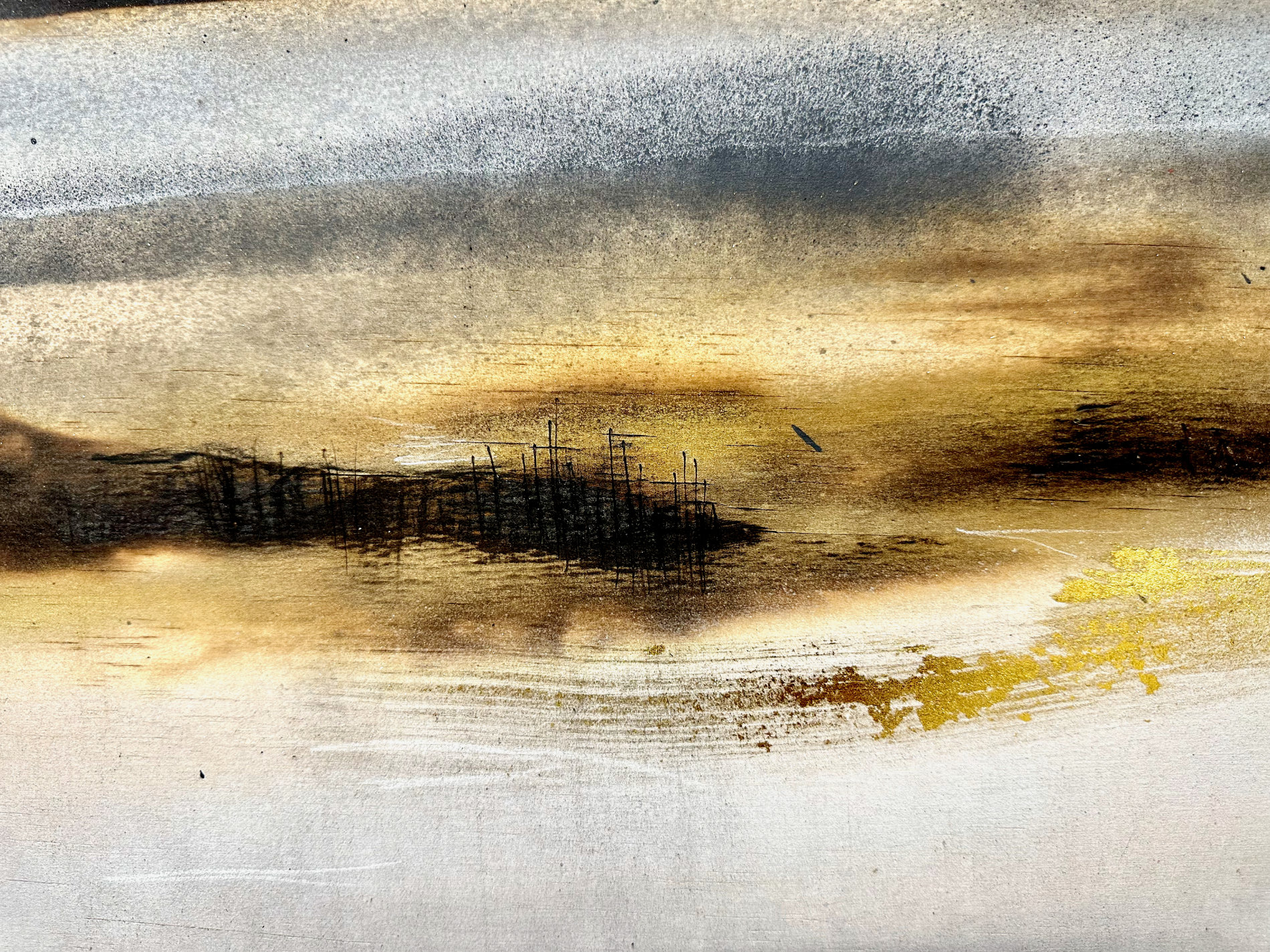 Ember Dusk Abstract Deborah Lang Lumiere Art Lumiere 6