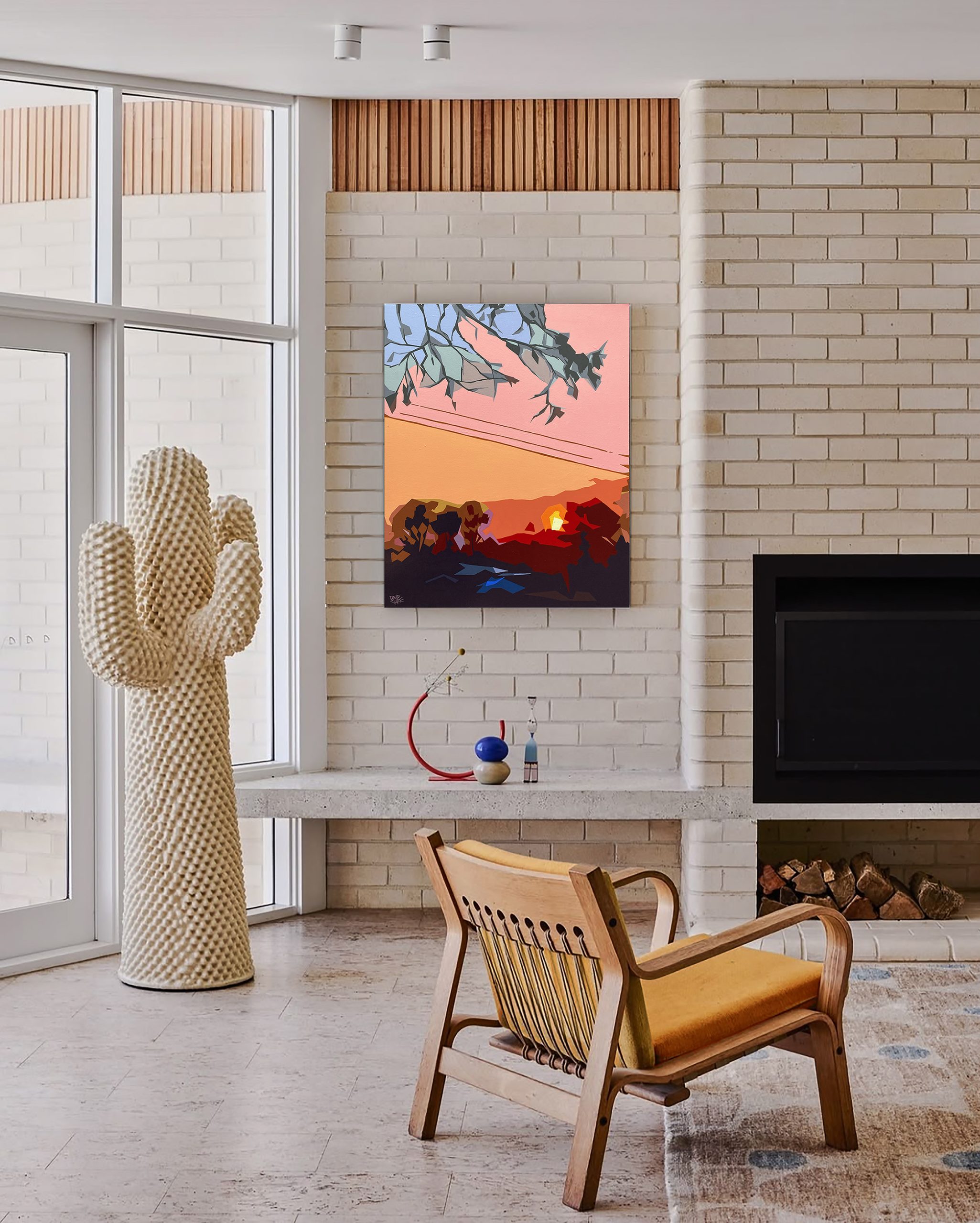 Sunset Shapes Mock Lr