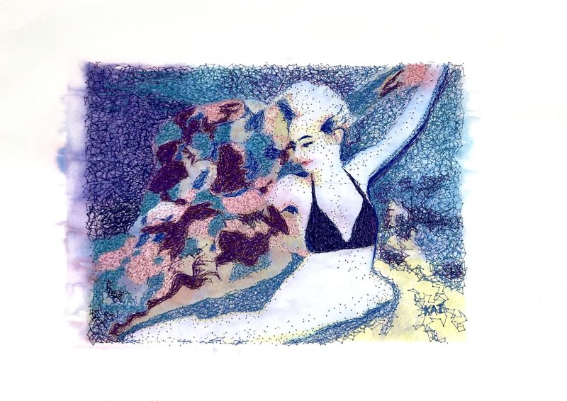 It’s in the reach of my arms – study in thread