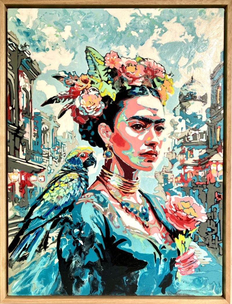 Portrait of Frida Kahlo – Viva La Vida