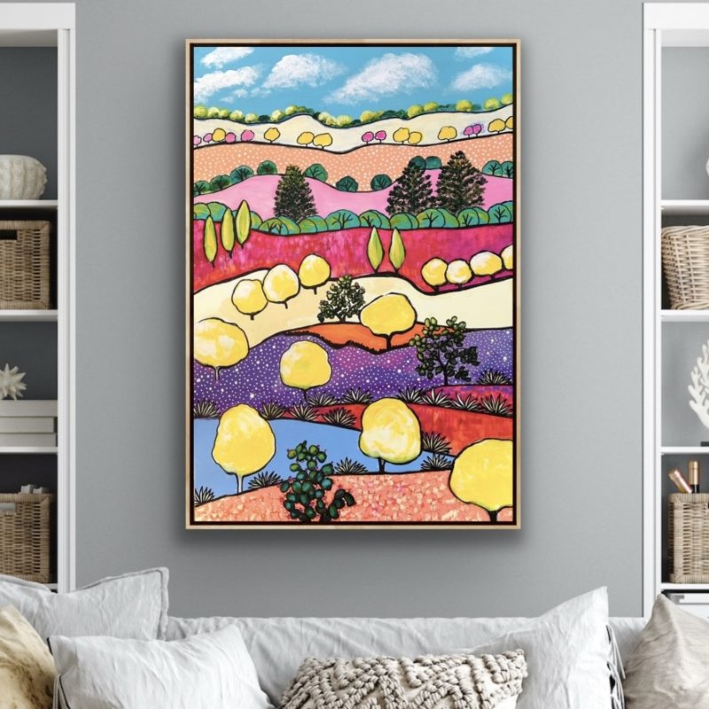 Sunshine and Wattle Prickly Pear Ridge