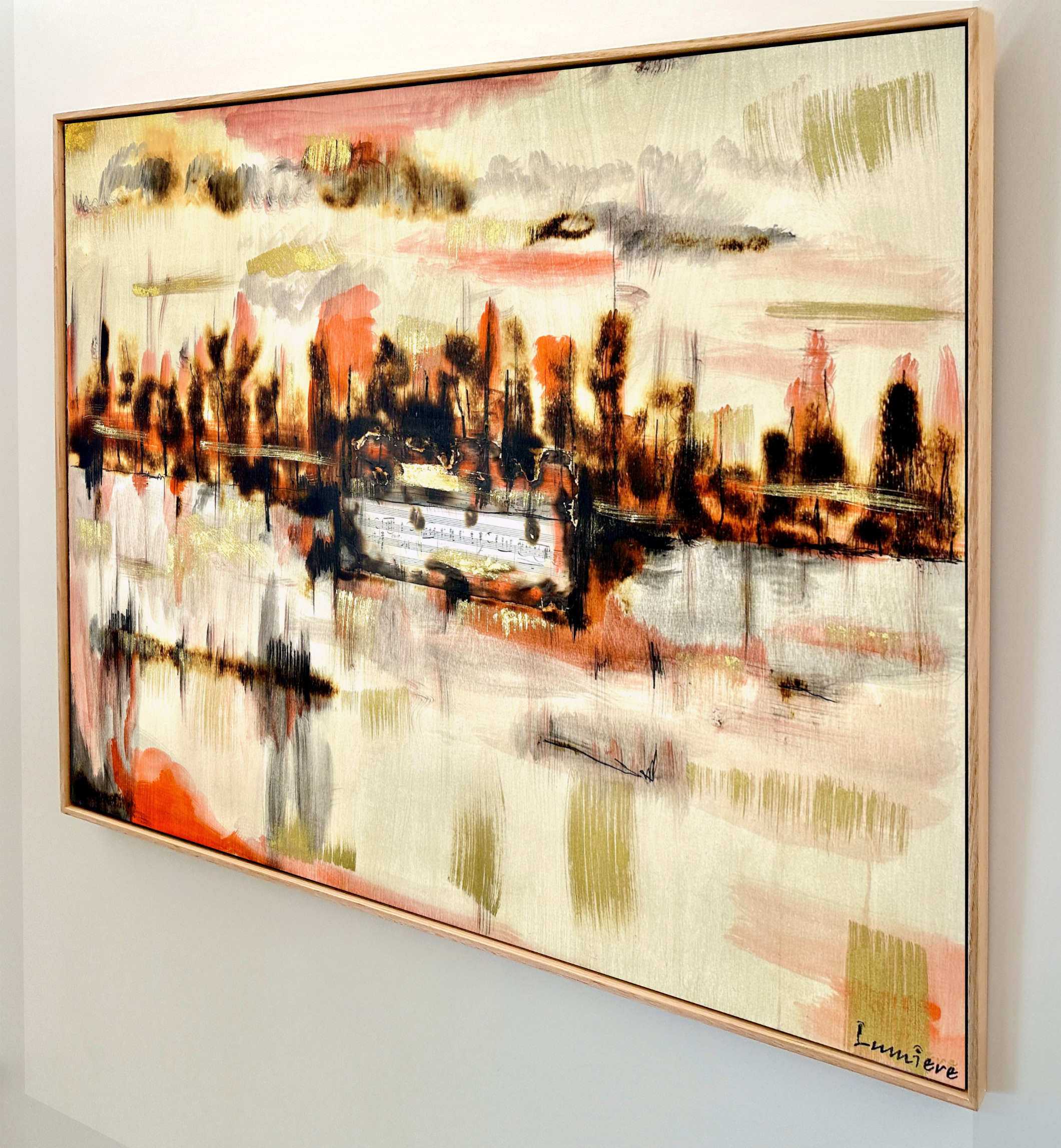 The Last Glow Abstract Deborah Lang Art Lumiere 3