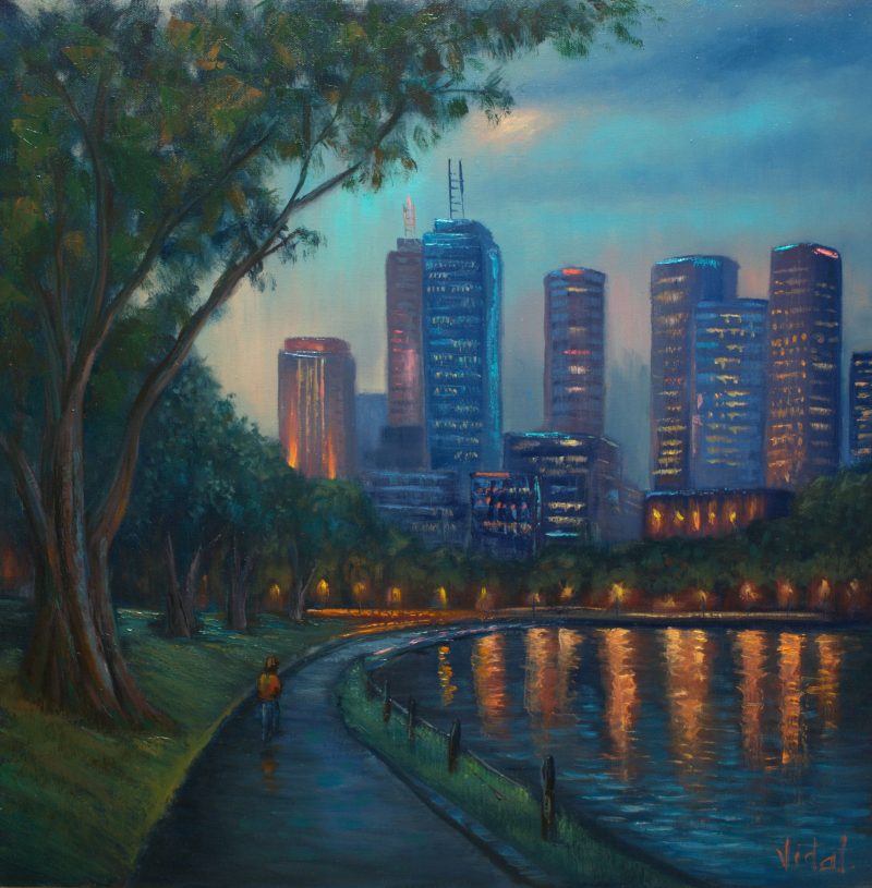 Evening Walk to Melbourne