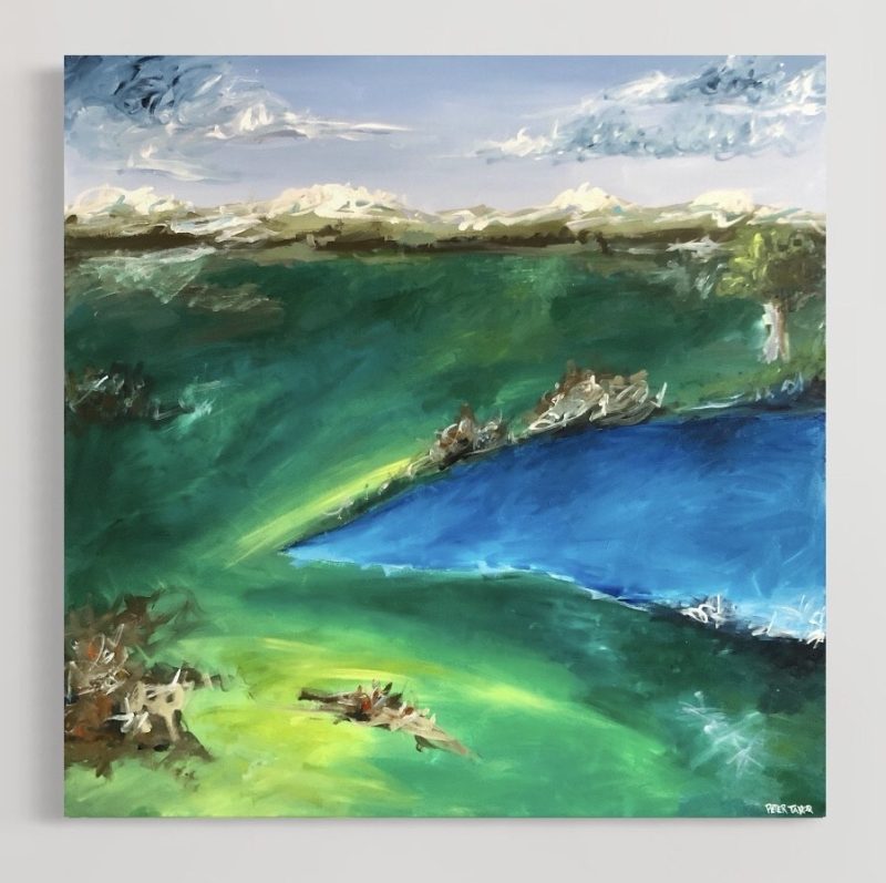 Snowy Mountains – lake view