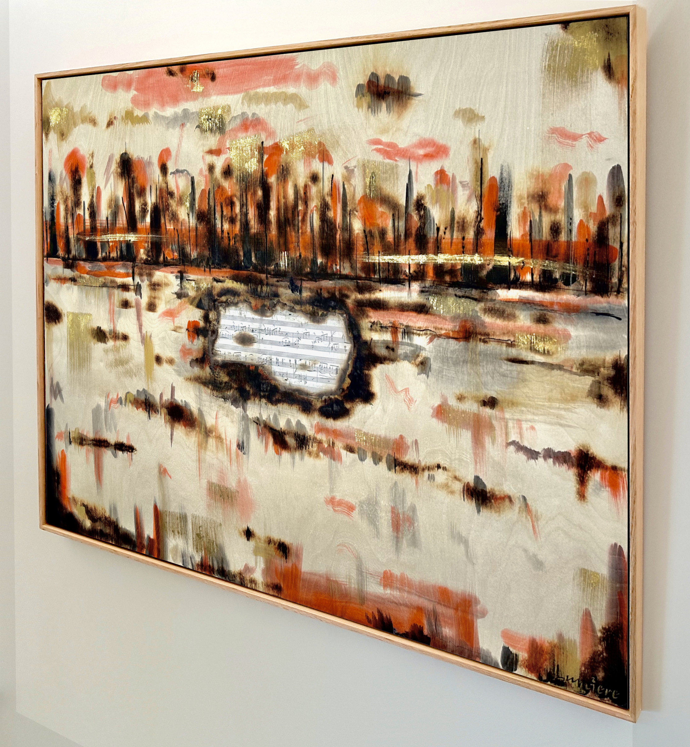 Whispers Of Dusk Abstract Deborah Lang Art Lumiere 3