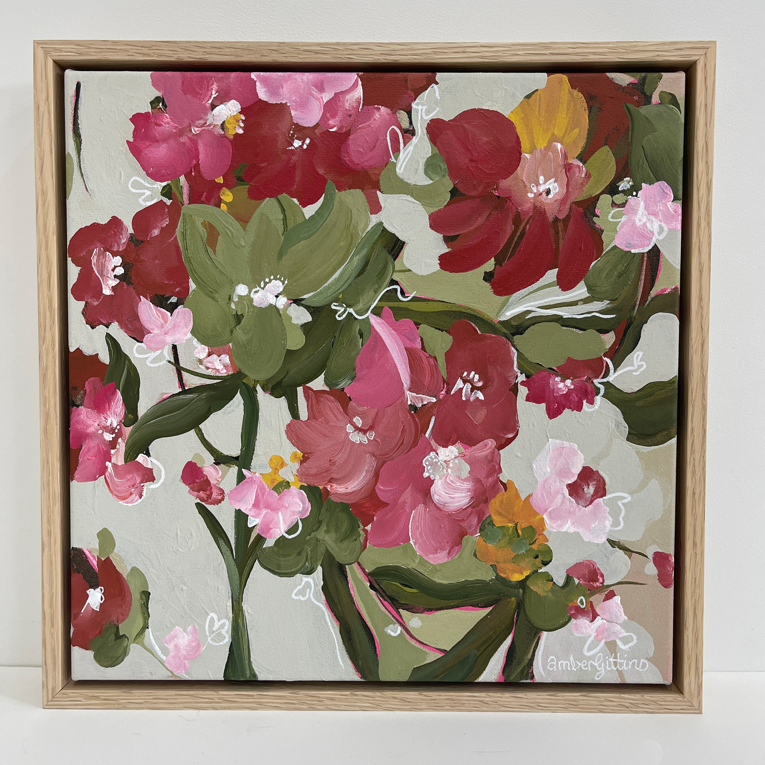 Bouquet For You Original Art By Amber Gittins 2