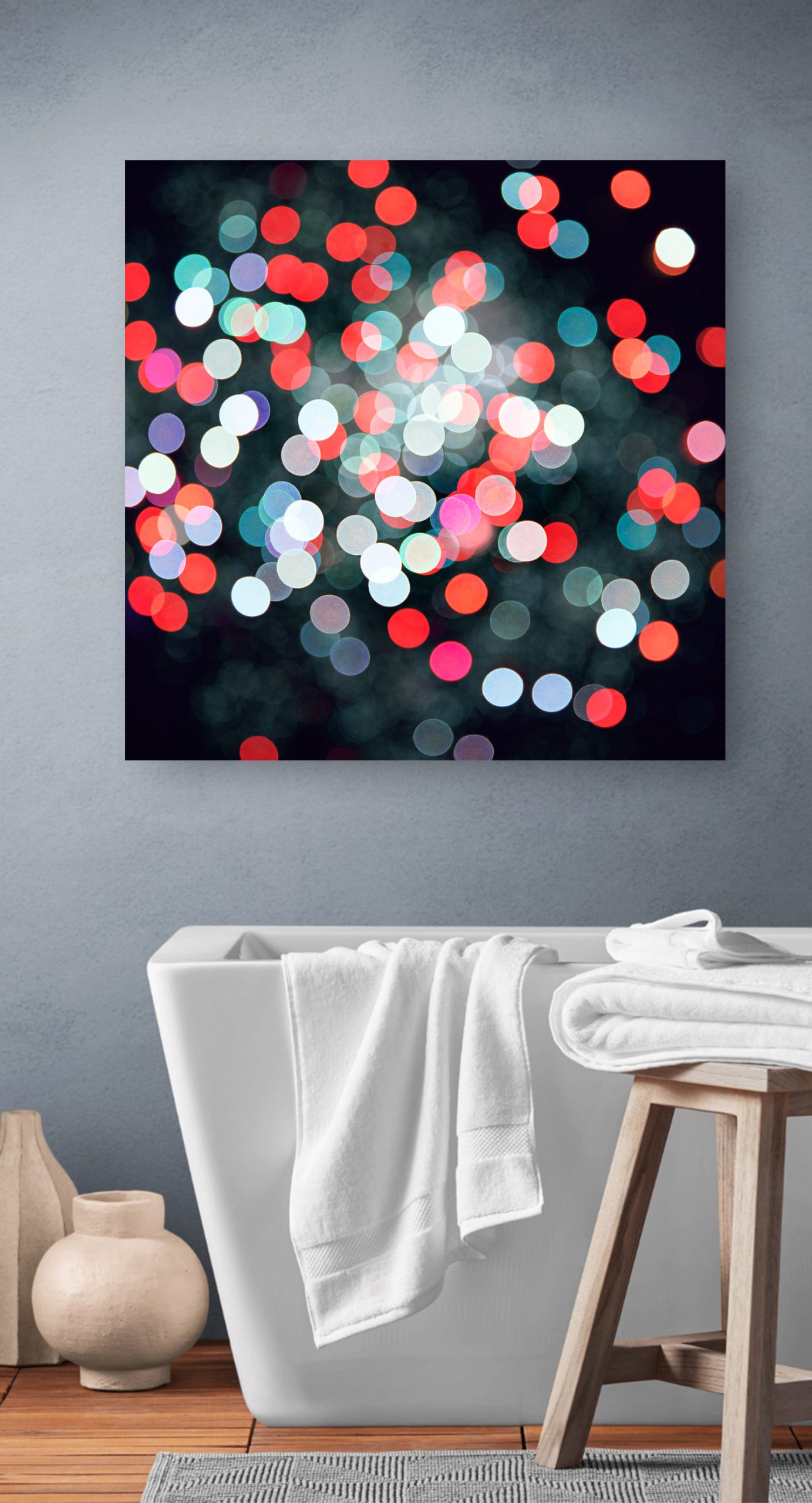 Night Glitter Bathroom Bruce Peebles Artist