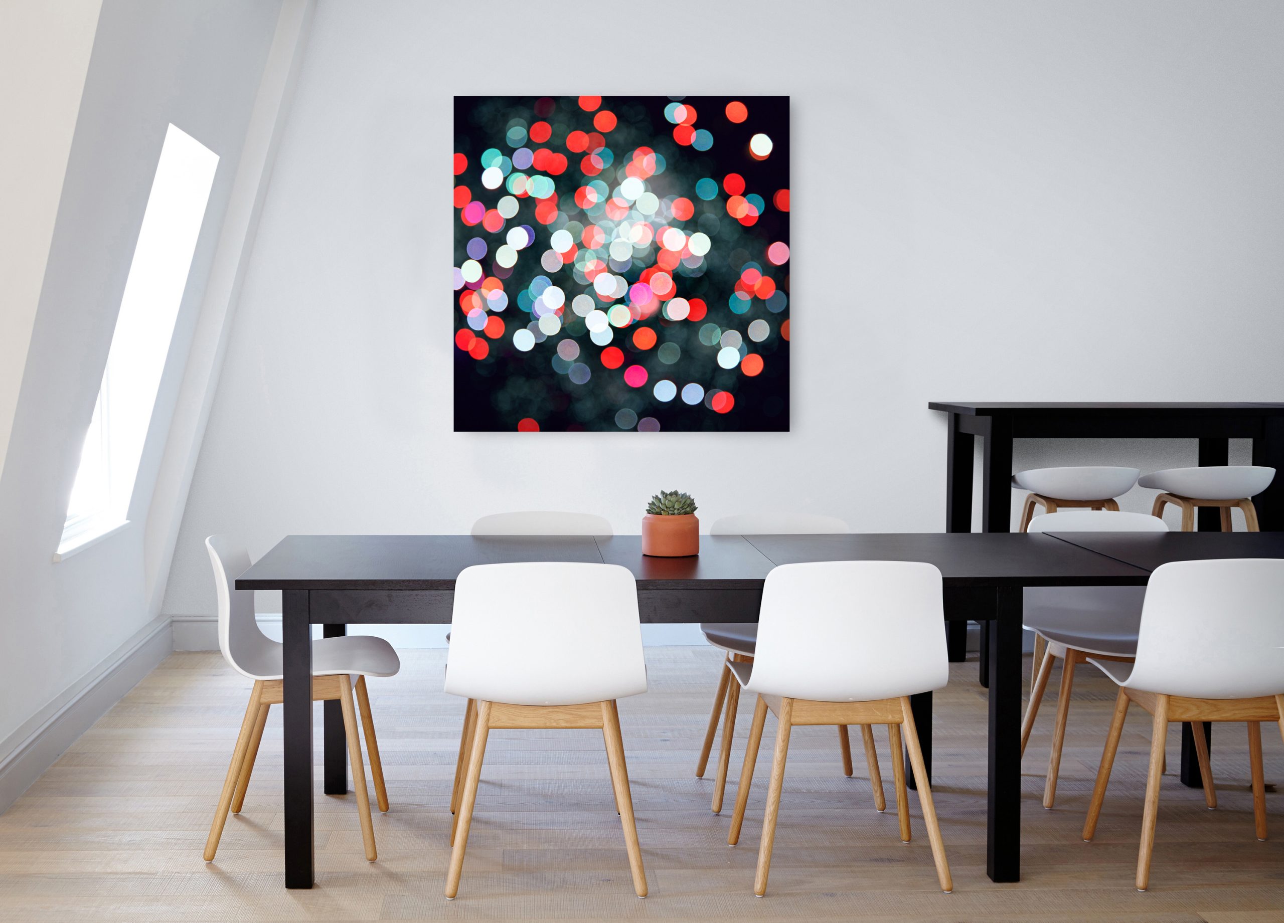 Night Glitter Lunchroom Bruce Peebles Artist