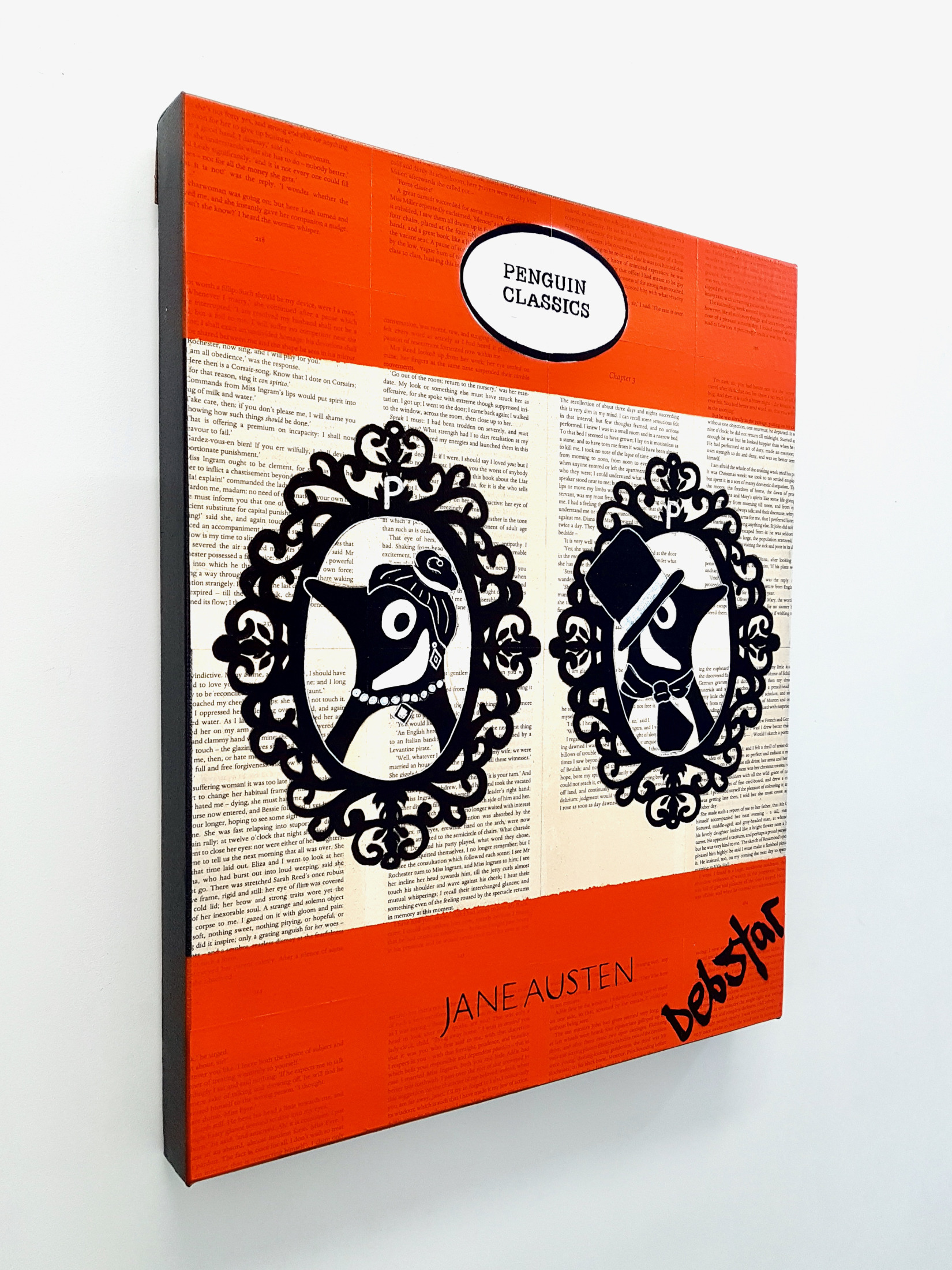 Penguin Book Classics Pride And Prejudice Pop Art Deborah Lang Art Urban Canvas 3