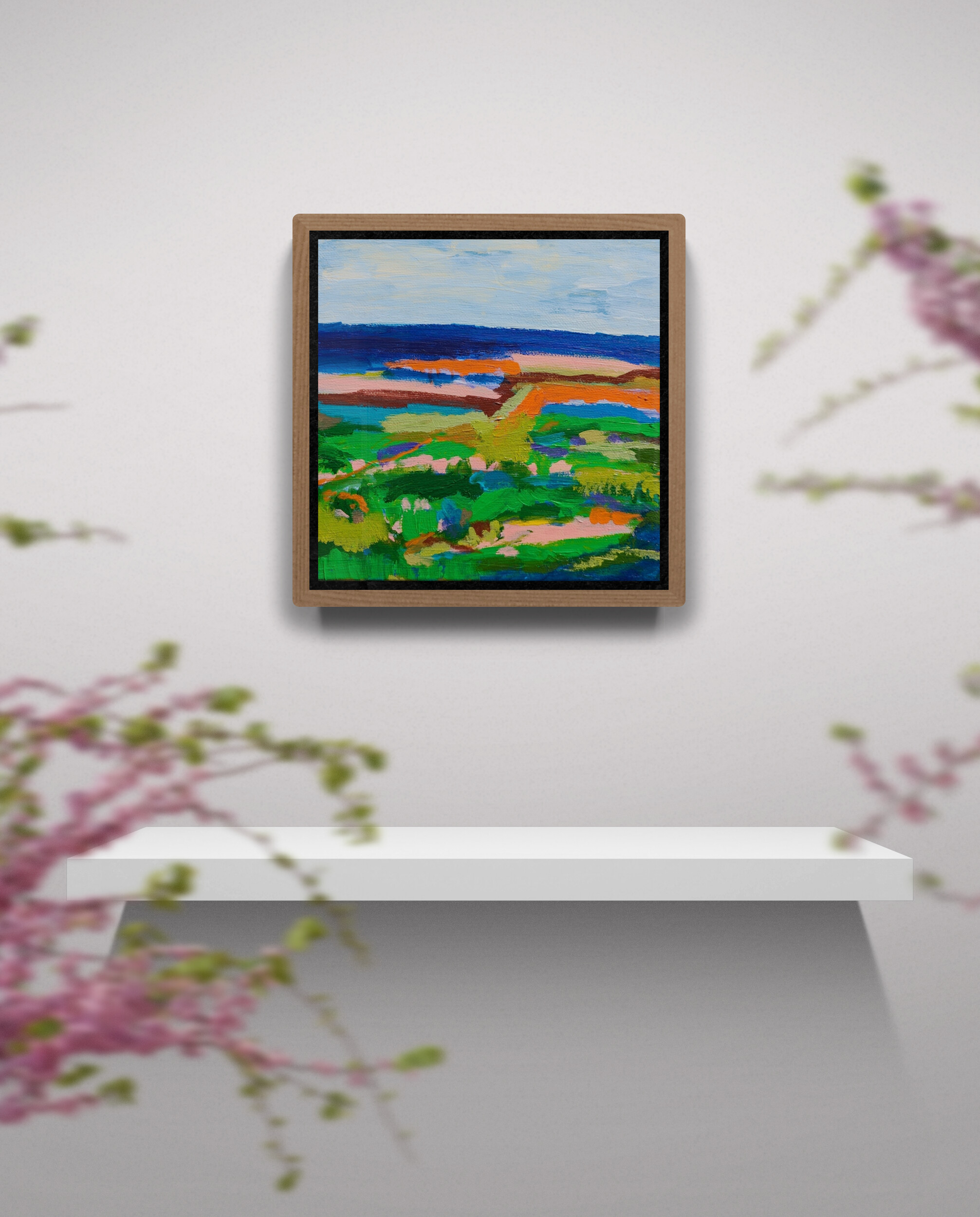 Close Up Of A Wall Mounted Shelf (4)