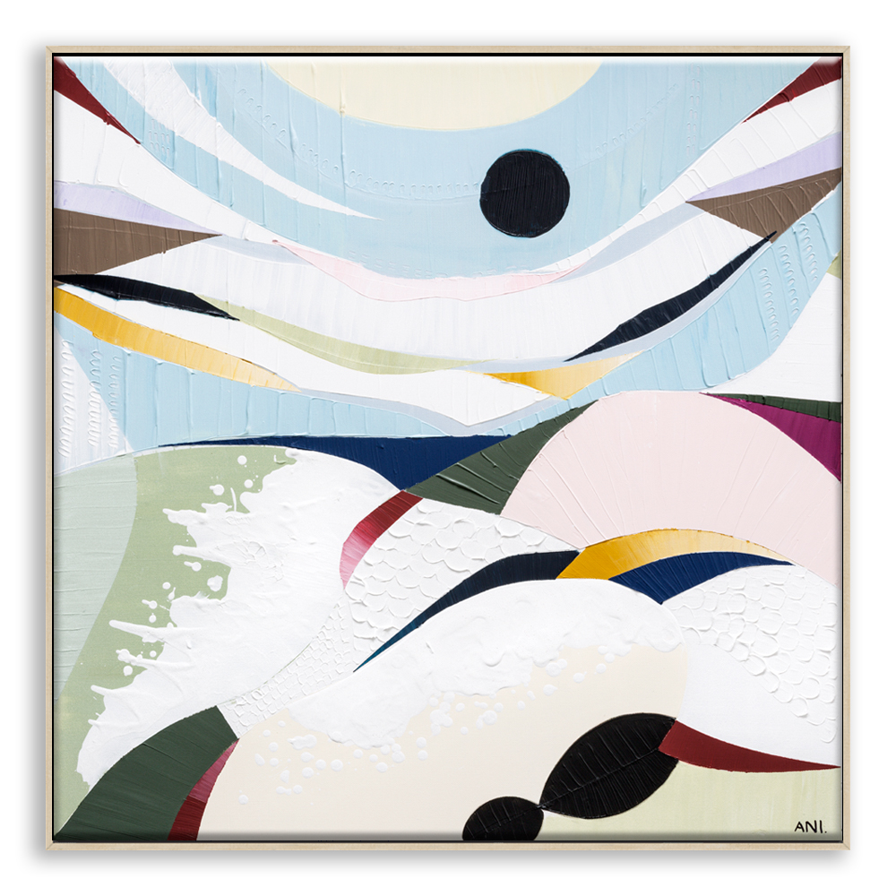 Ripcurl Bells Beach Framed Canvas Oak