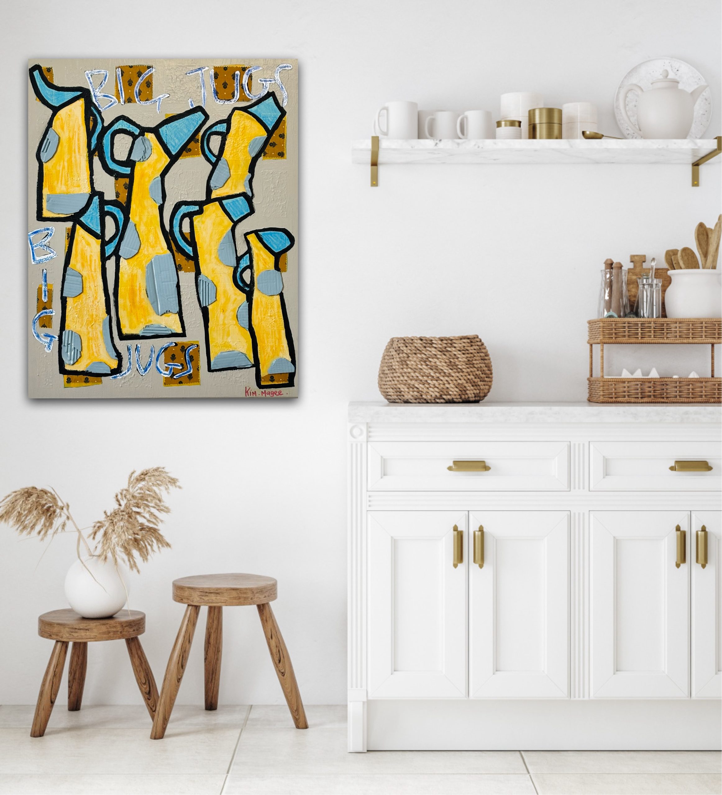 Kim Magee Art Big Jugs 6