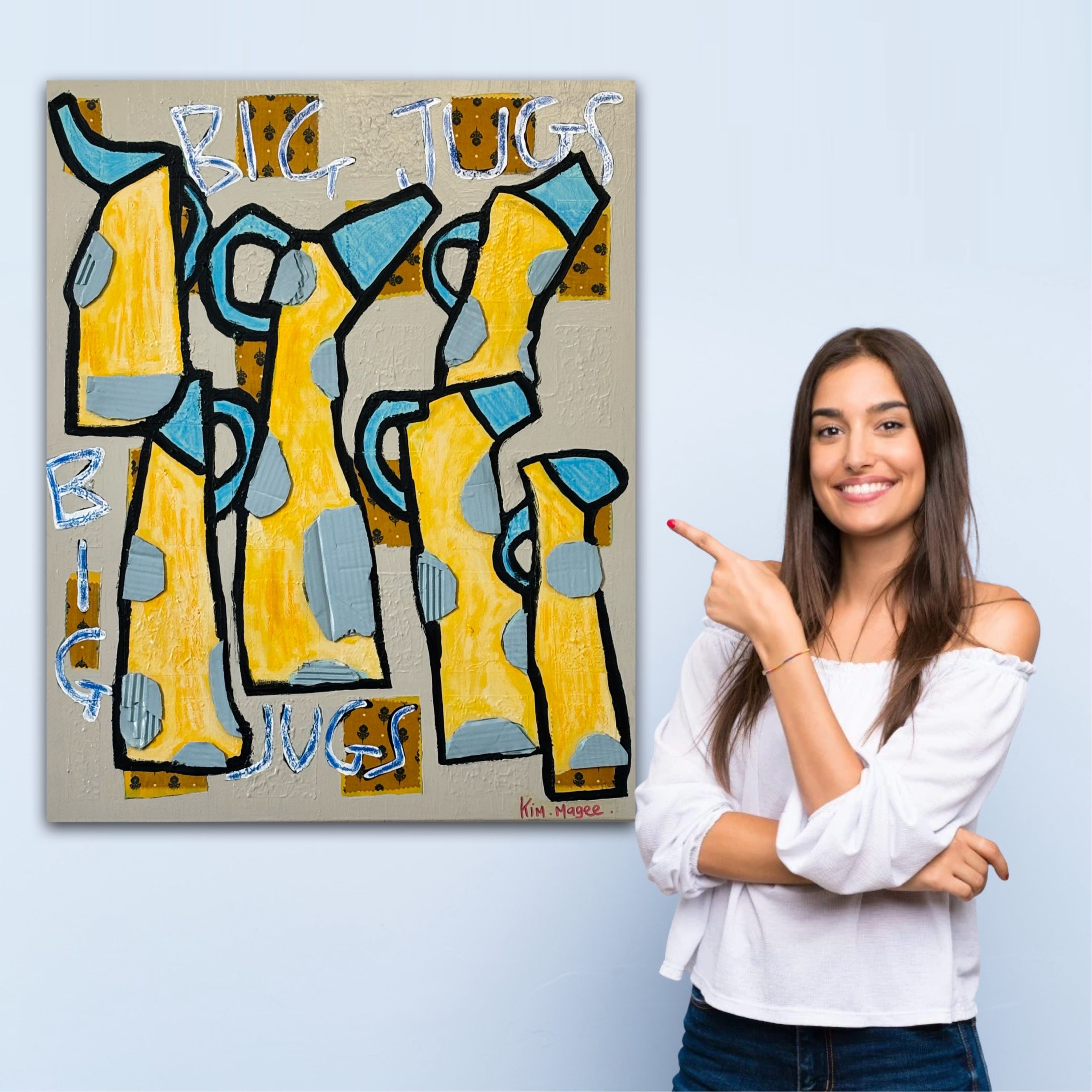 Kim Magee Art Big Jugs 5