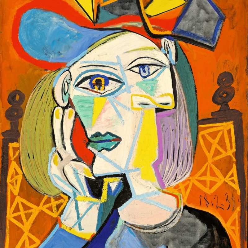 371249 Picasso Woman In A Art Exhibitions To See Spring 2025 Multicoloured Hat Tete De Femme Au Chapeau