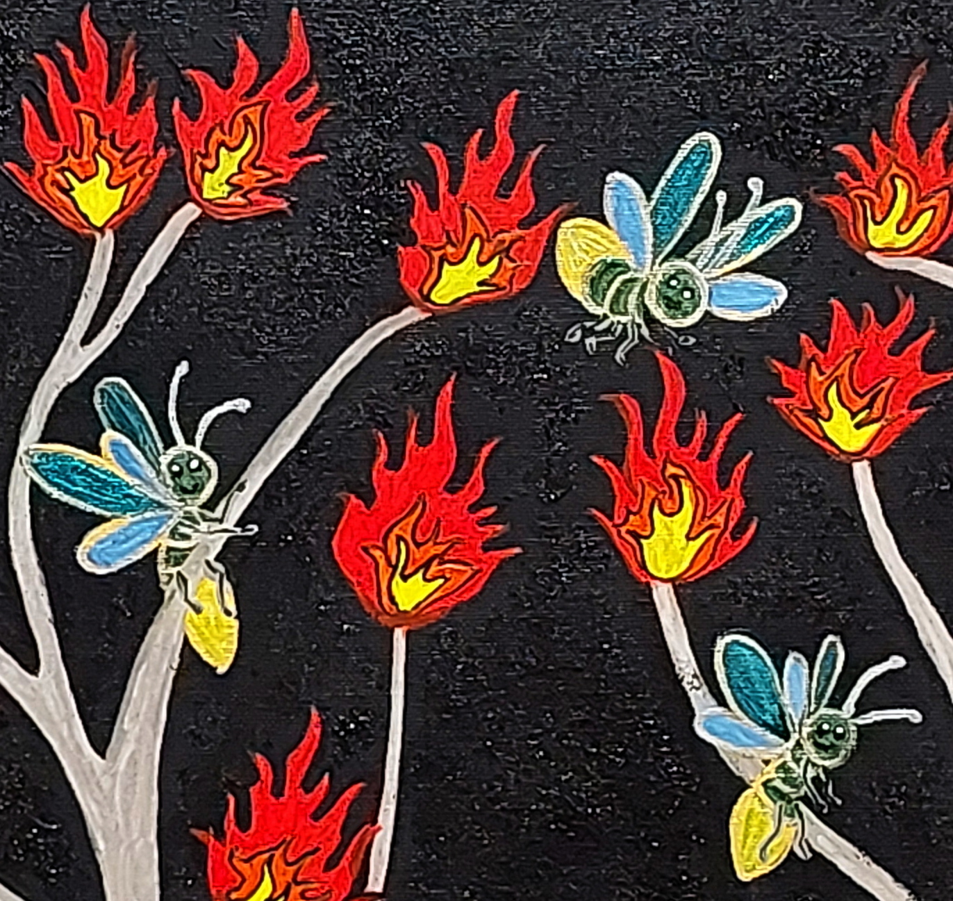 Fireflies In The Flame Trees Zoom