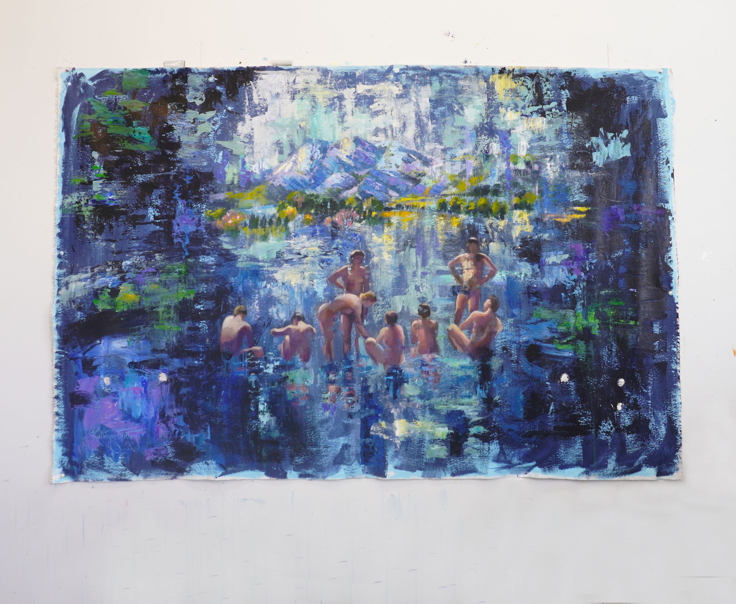 Euterria Gathering On Wall