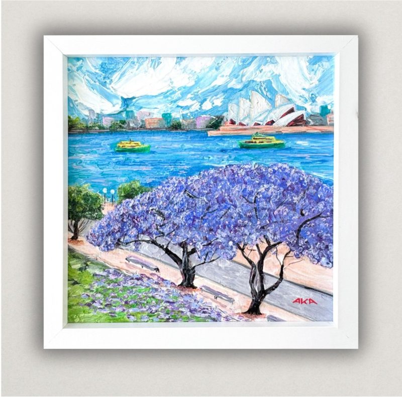 Jacarandas by the Harbour