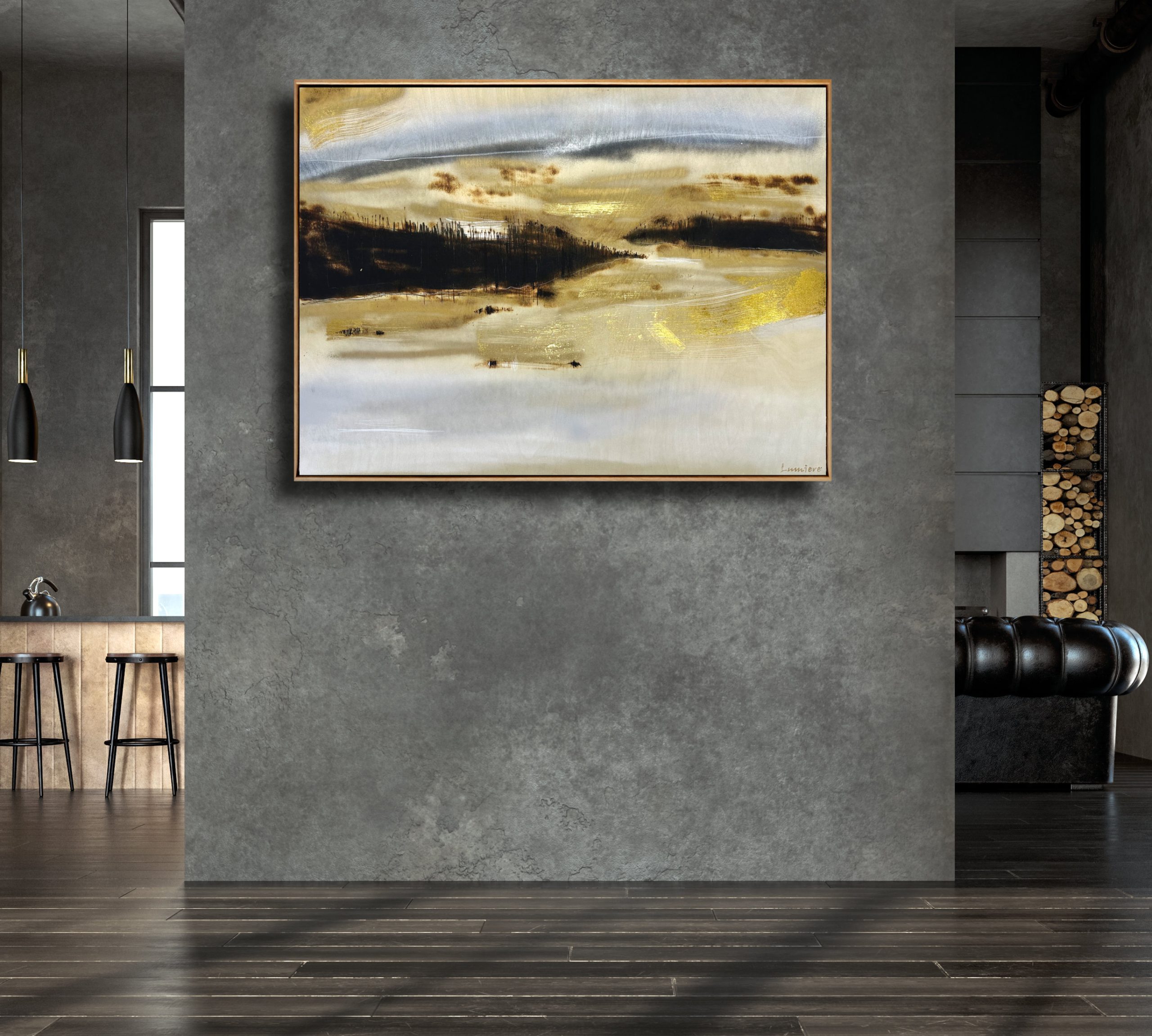 Where Light Resets Abstract Deborah Lang Lumiere Art 2