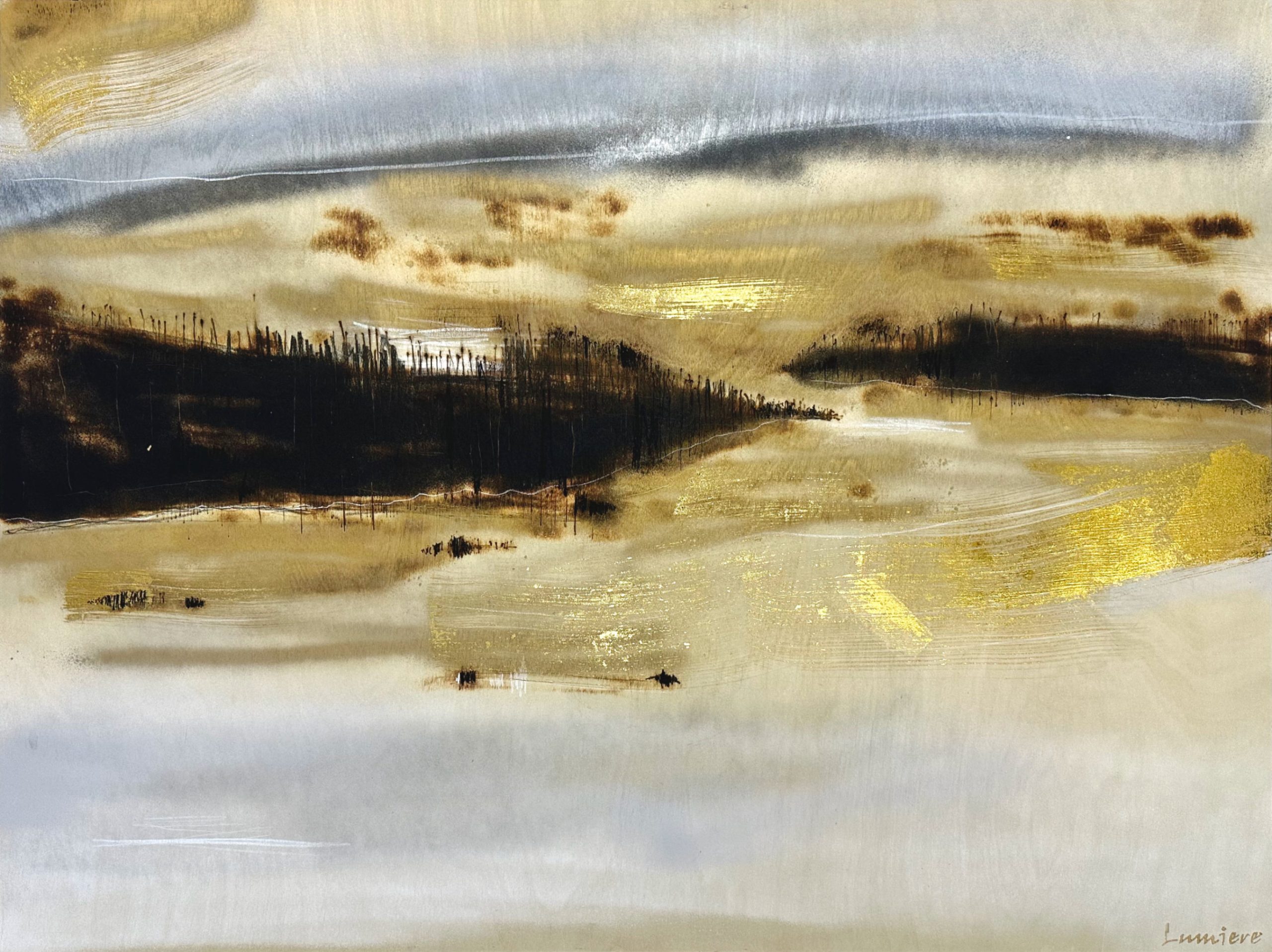 Where Light Resets Abstract Deborah Lang Lumiere Art 7