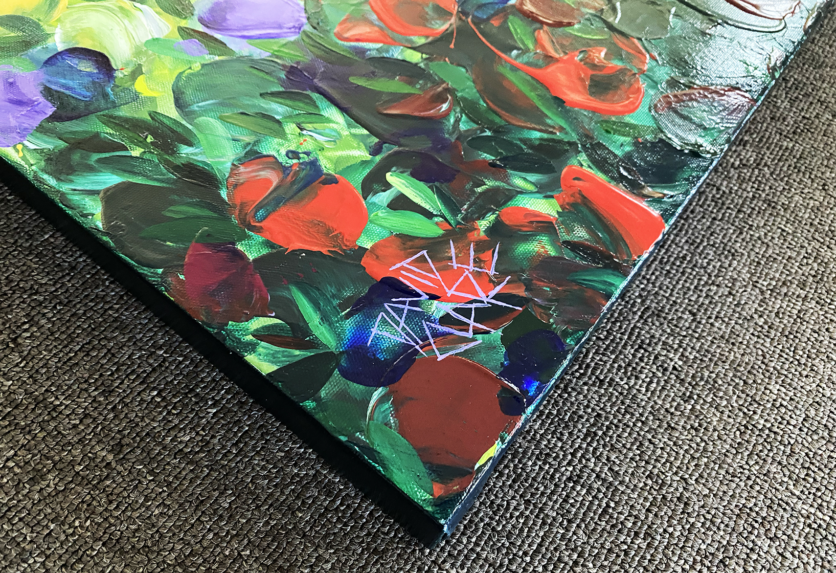 Garden Of Colour Sign Corner Lr