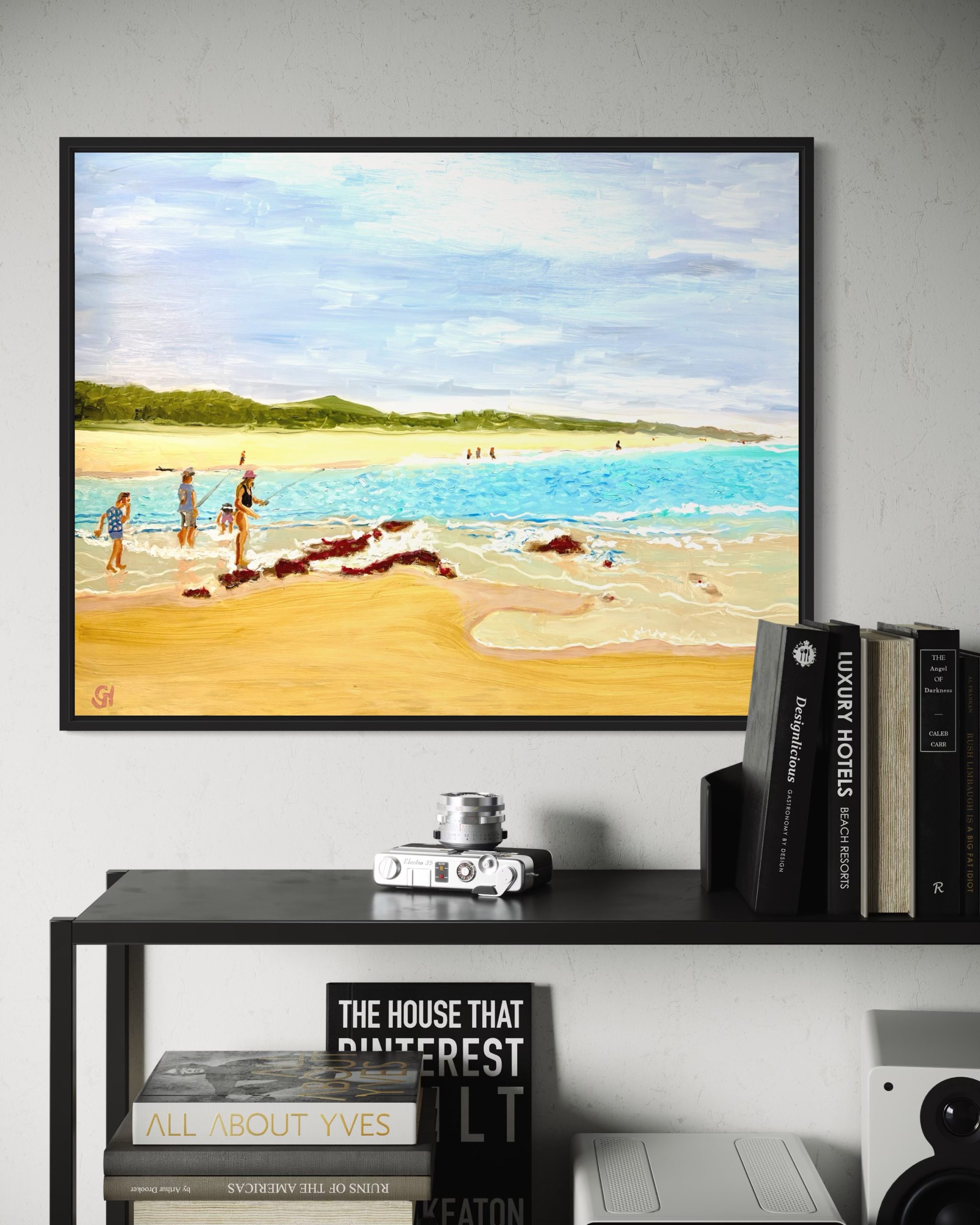 River Mouth Fishing Red Rock Virtual. Wall 2