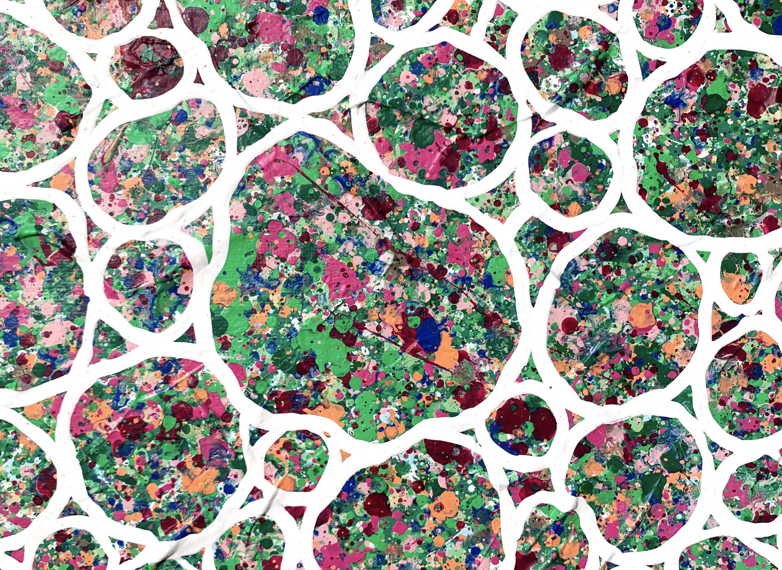 Close Up 2 Forest Garden Pebbles Abstract Miranda Lloyd