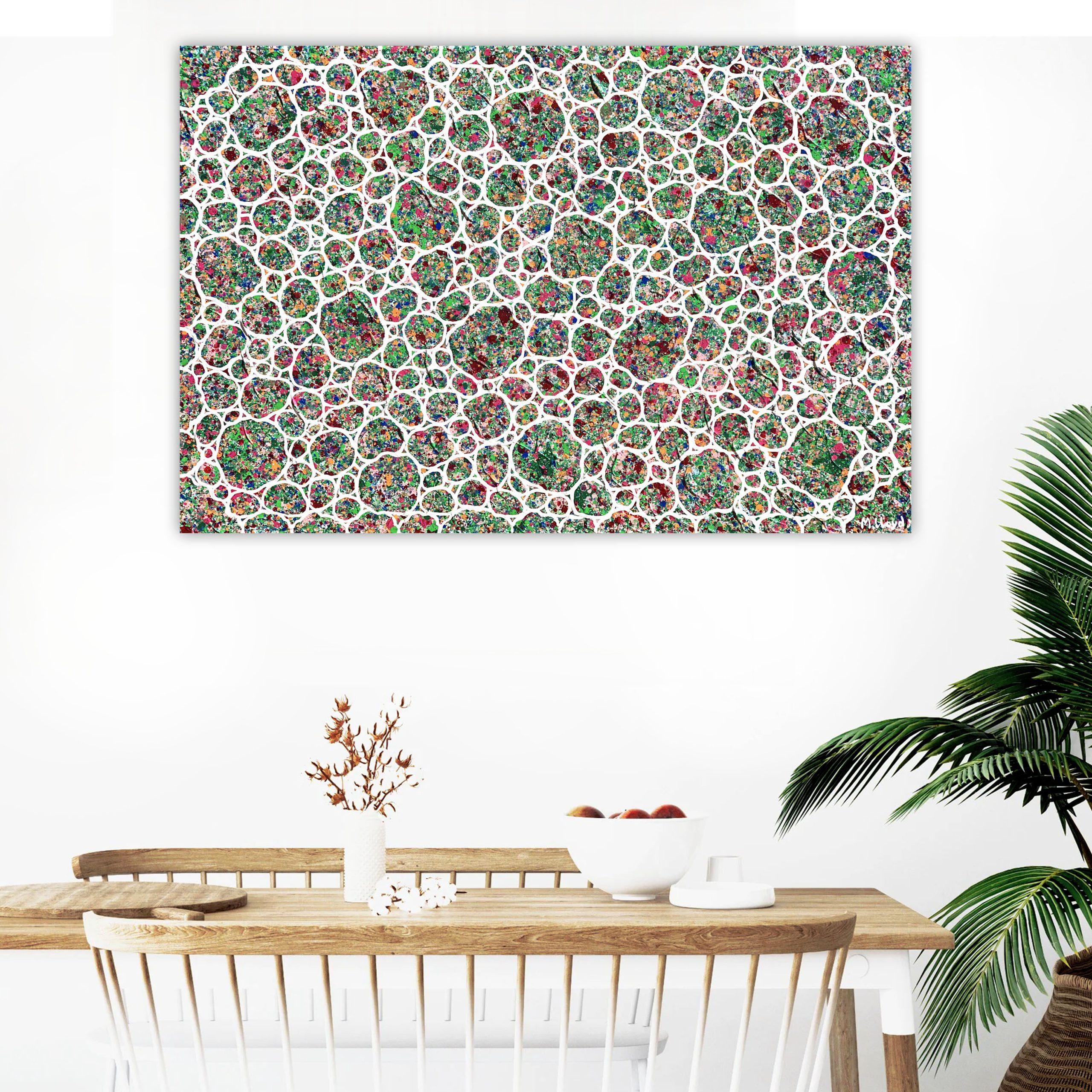 Lounge 1 Forest Garden Pebbles Abstract Miranda Lloyd