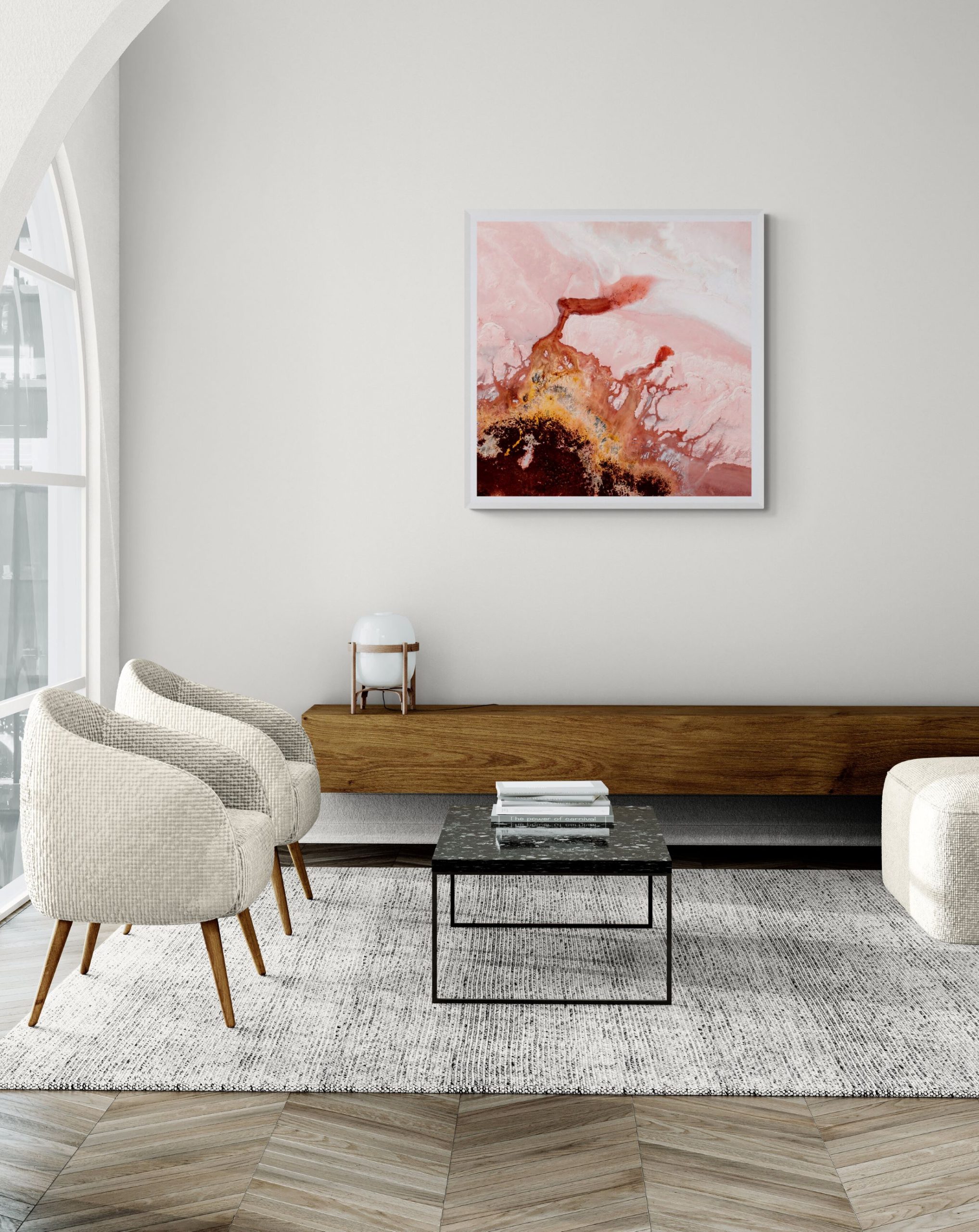 Stylish Living Room With Arched Entrance (2)