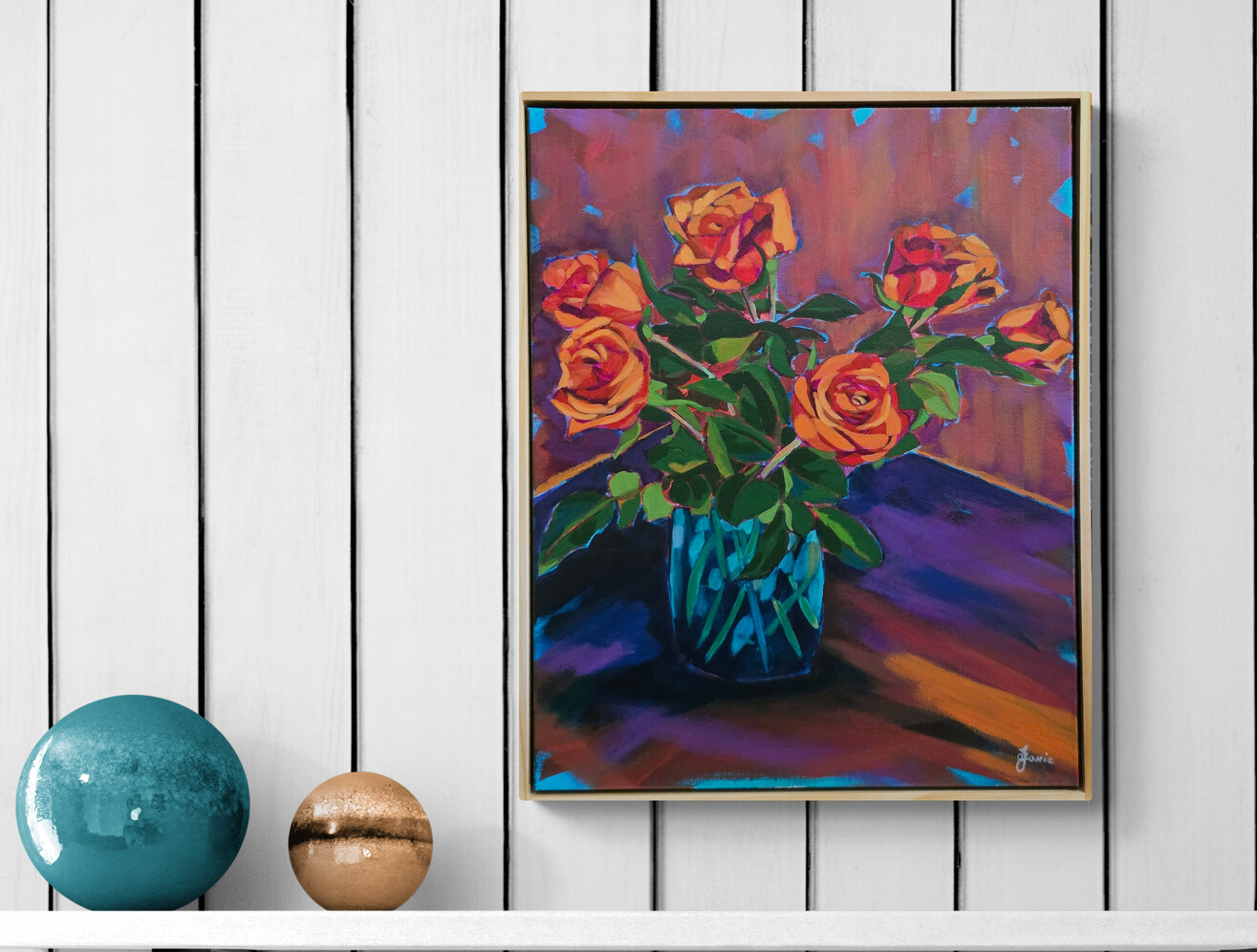 Susan Fourie Sunset Roses 1 Art Lovers Australia
