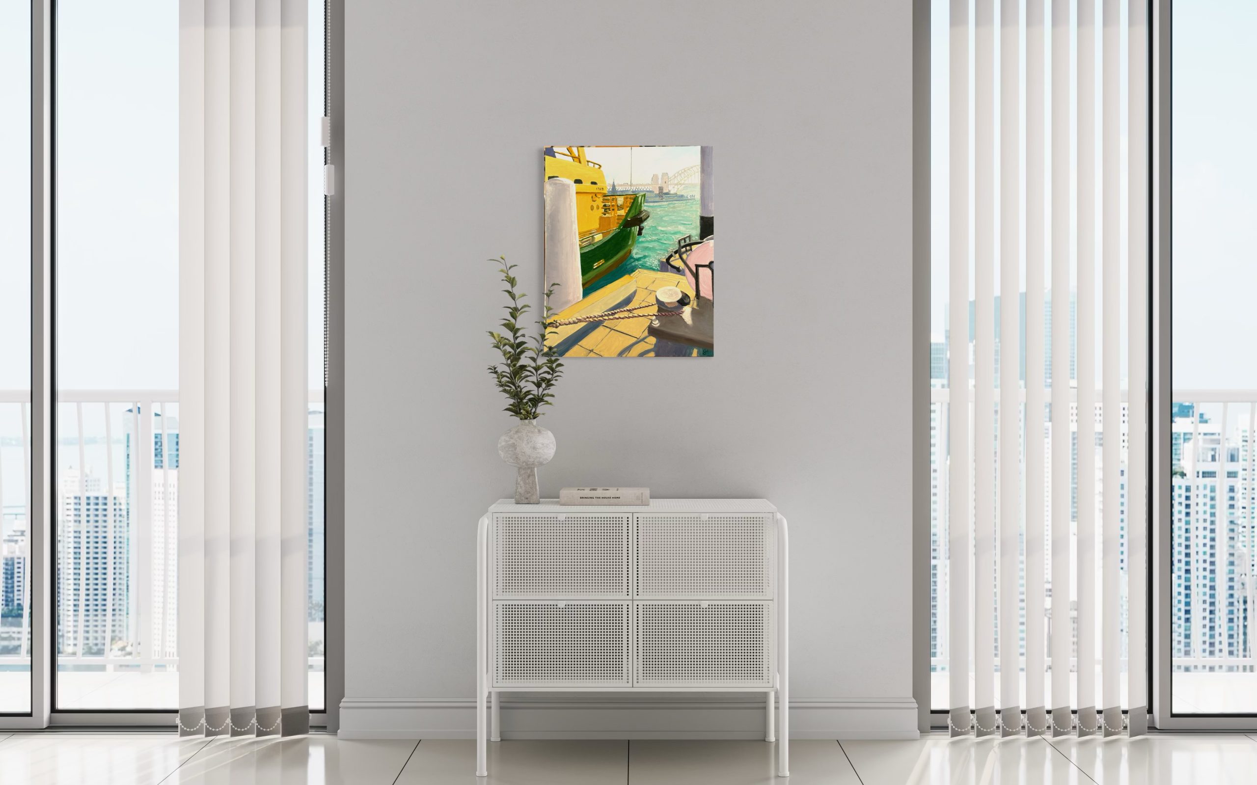 Manly Ferry At Circular Quay Wharf Virtual Wall 4