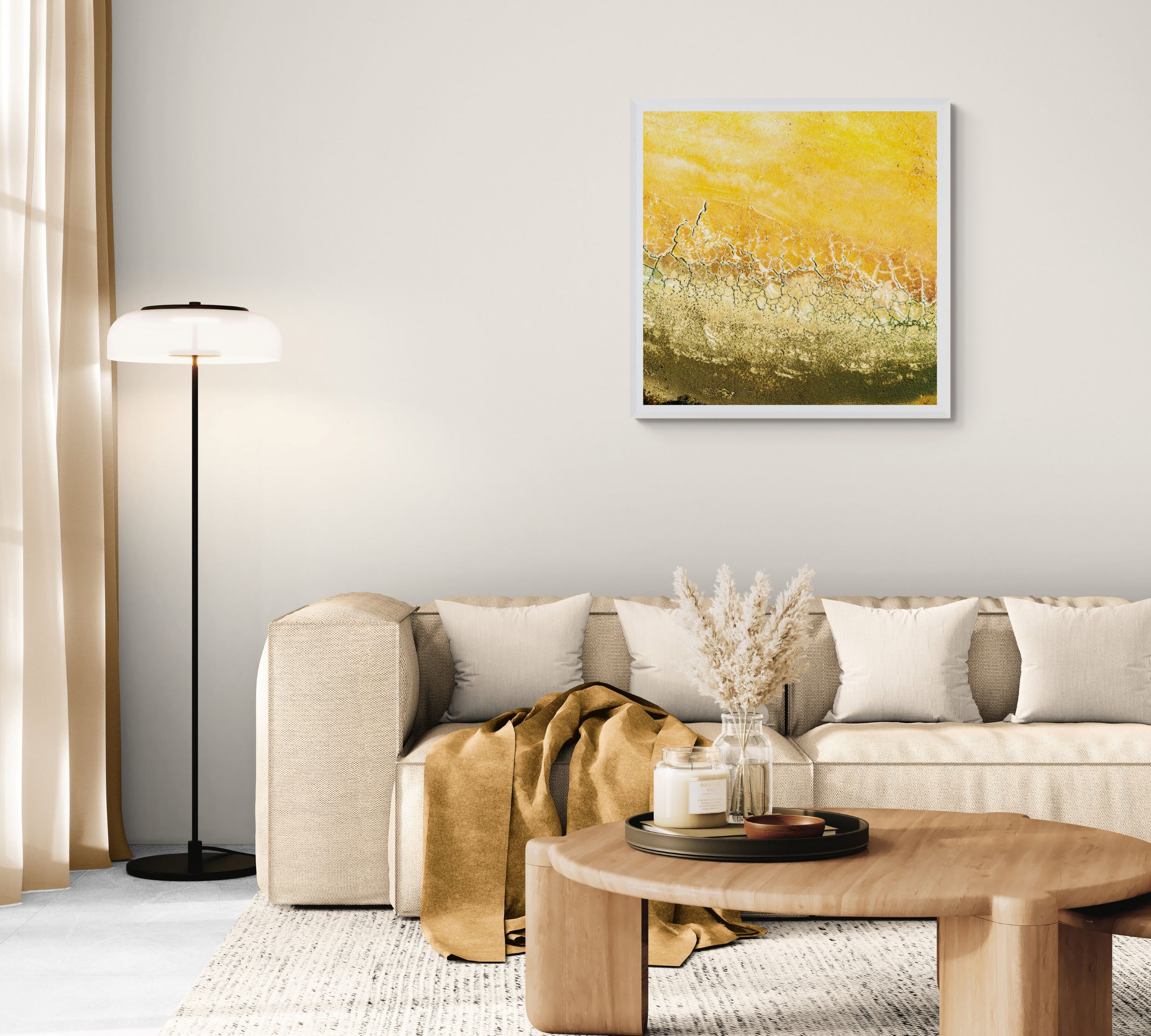 Comfy Living Room With A Long Sofa (3)