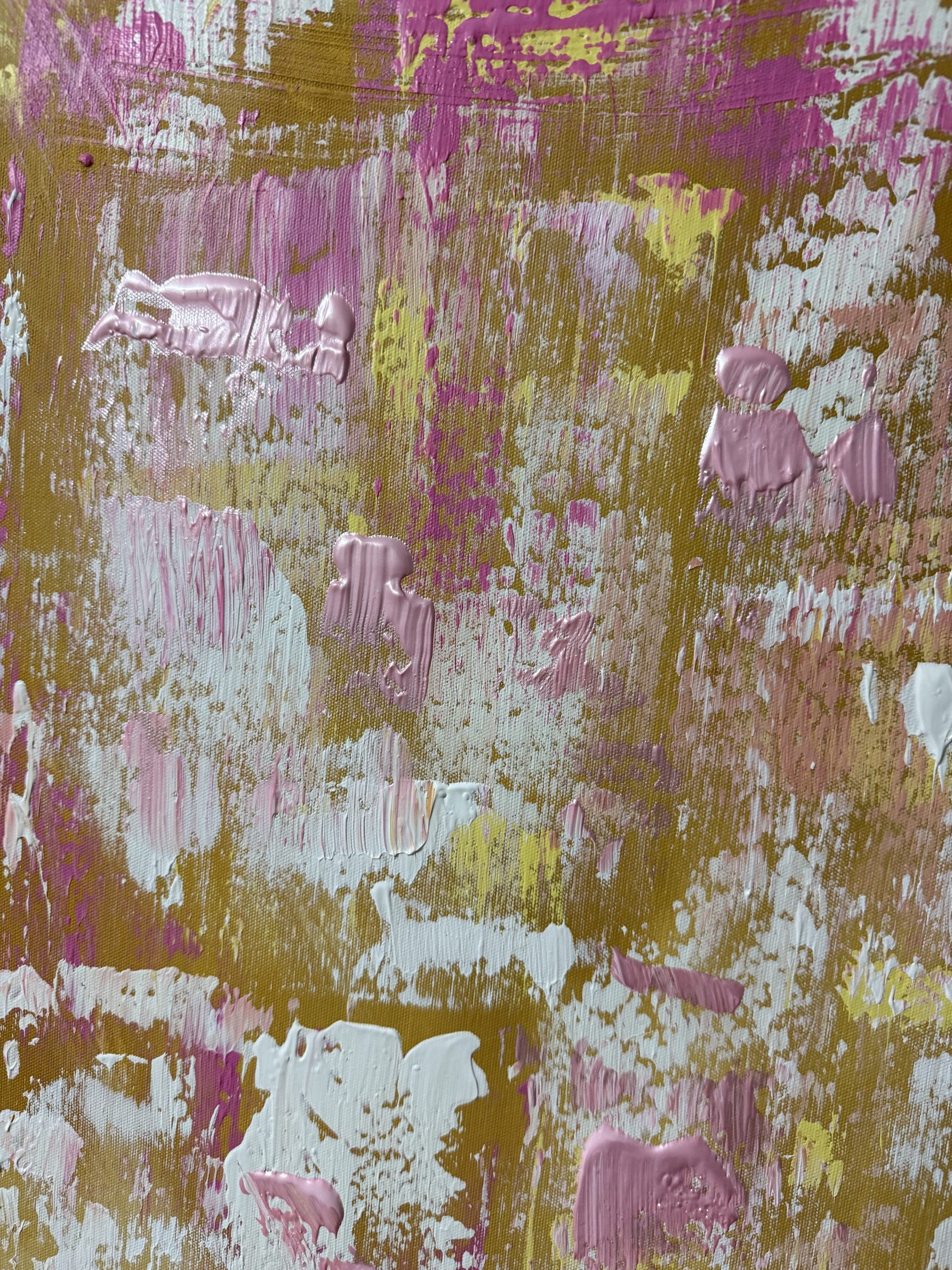Close Up Metallic Pink Alanah Jarvis Art