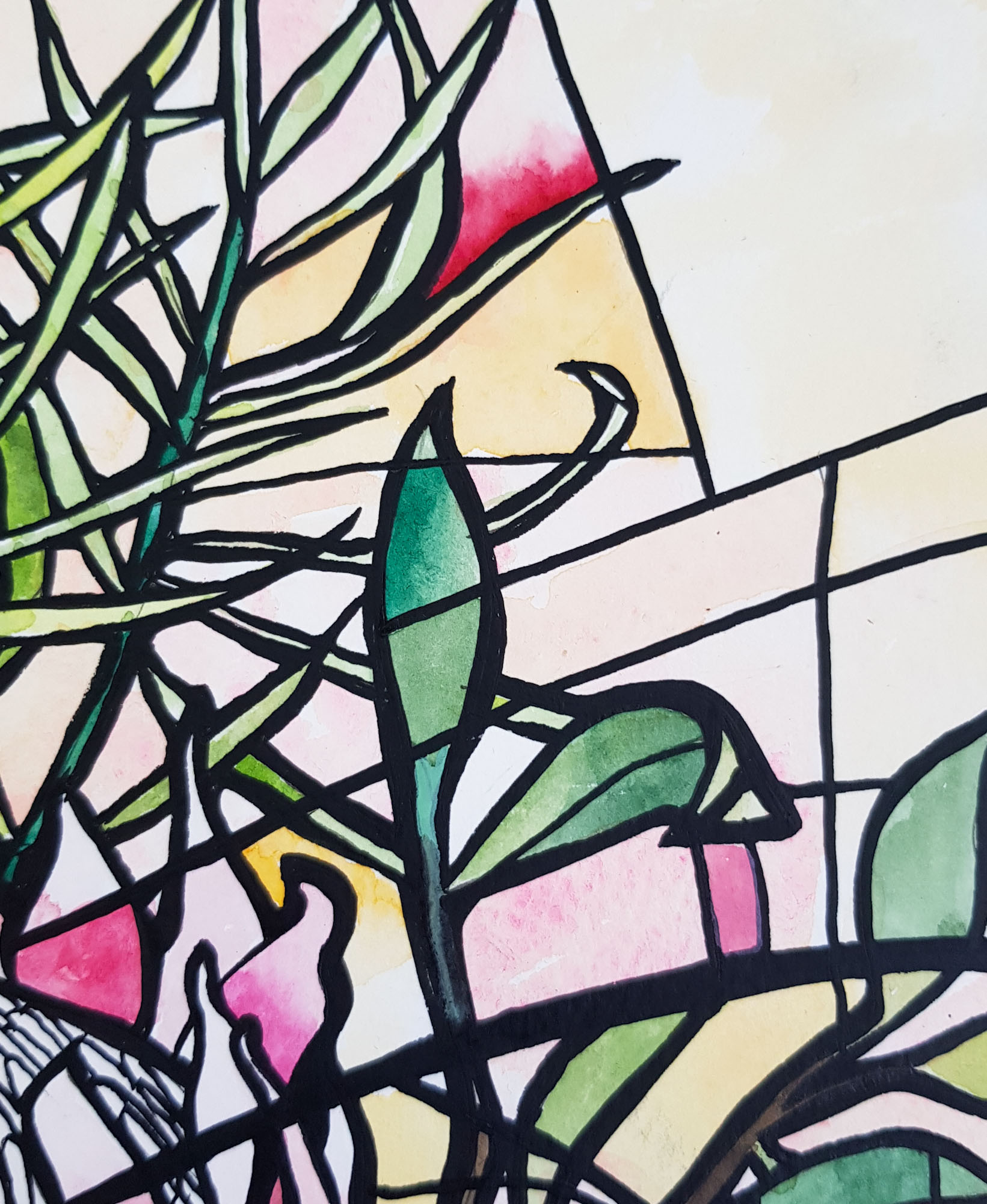 Retro Jug By Nicola Cowie Watercolour